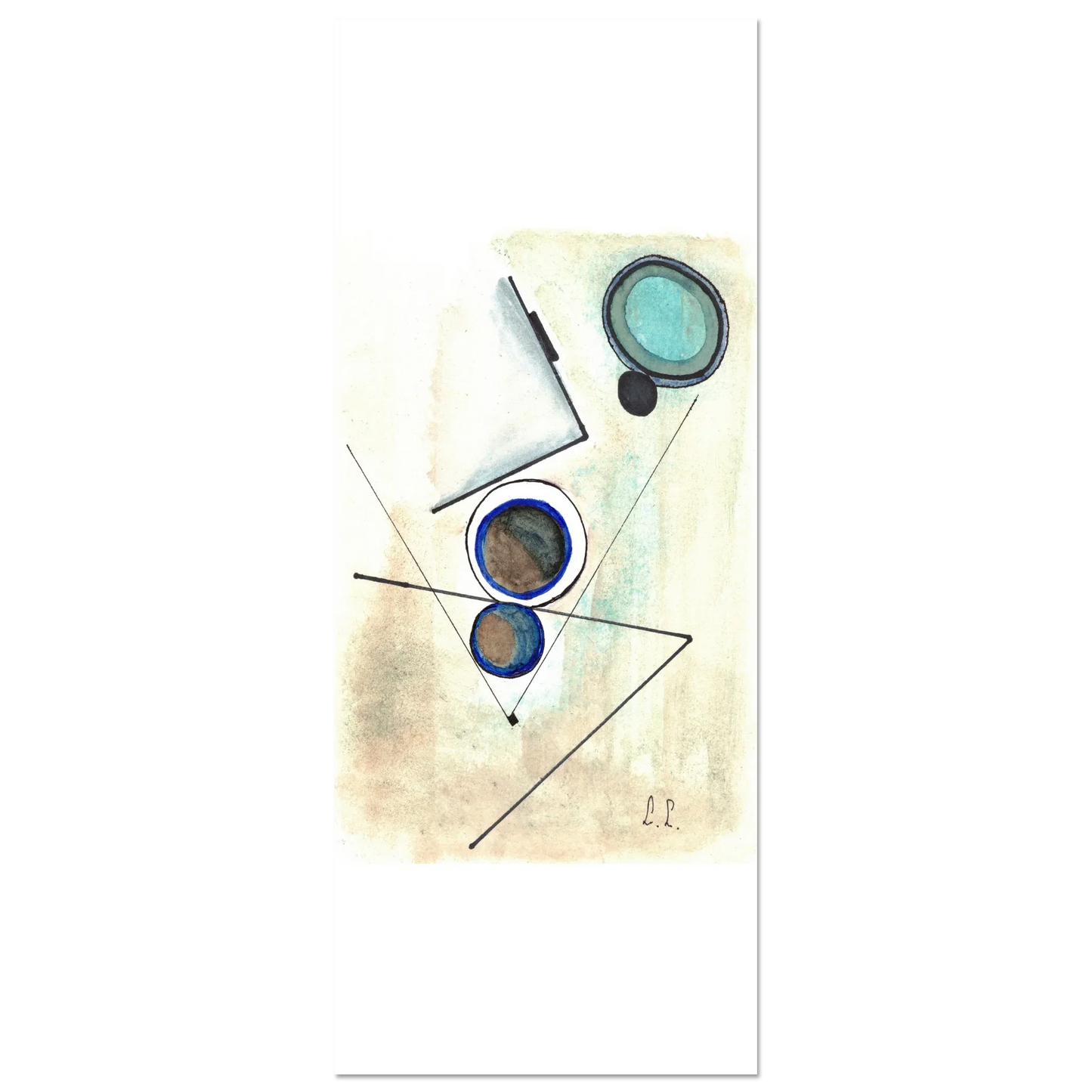 Affiche premium sur papier mat – Art mural de qualité supérieure - Laure Leprince - Artiste Peintre