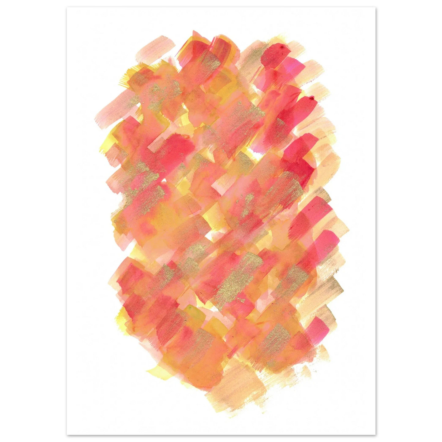 Affiche Premium Papier Mat – Sunset Ember Par l'Artiste Laure Leprince - Laure Leprince - Artiste Peintre