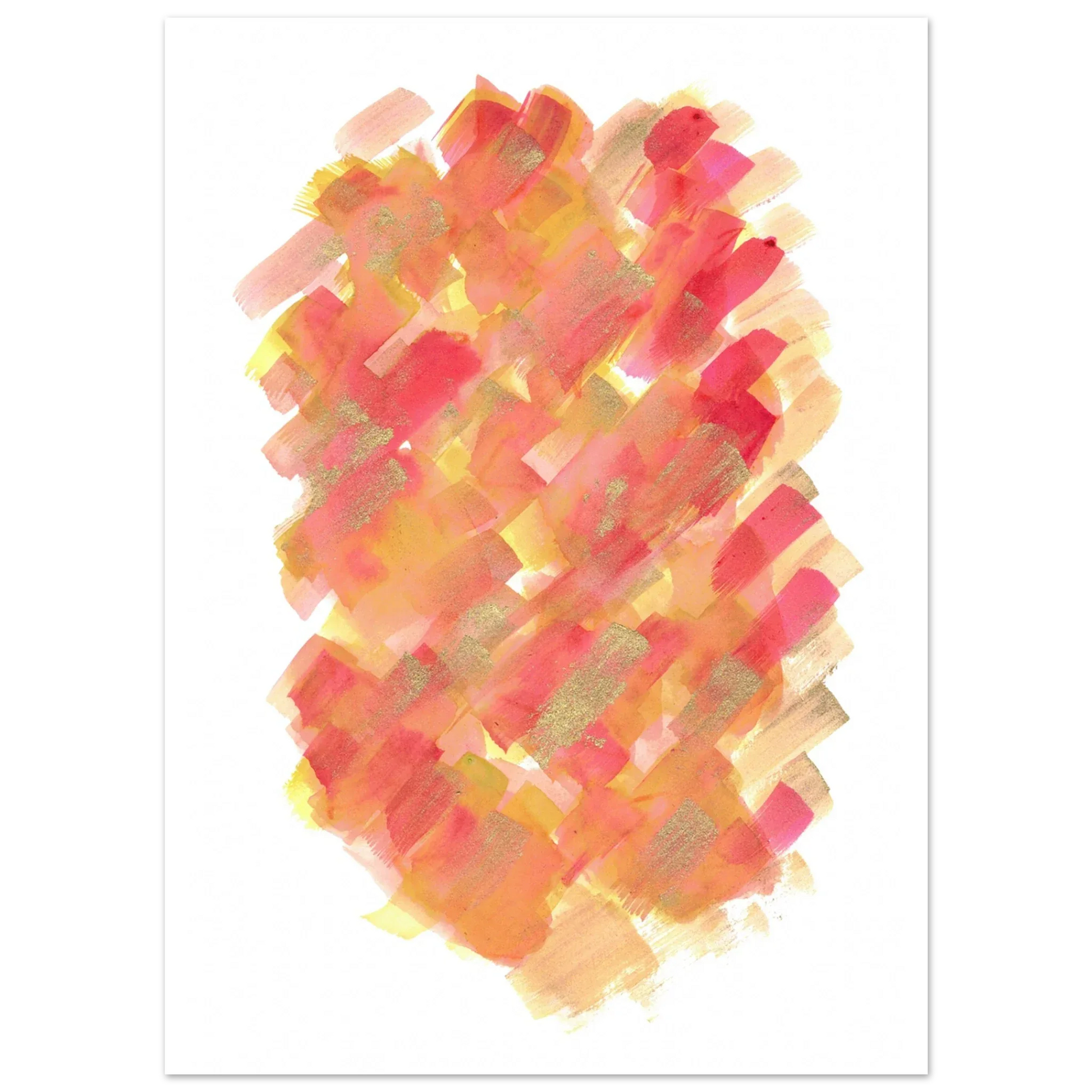 Affiche Premium Papier Mat – Sunset Ember Par l'Artiste Laure Leprince - Laure Leprince - Artiste Peintre