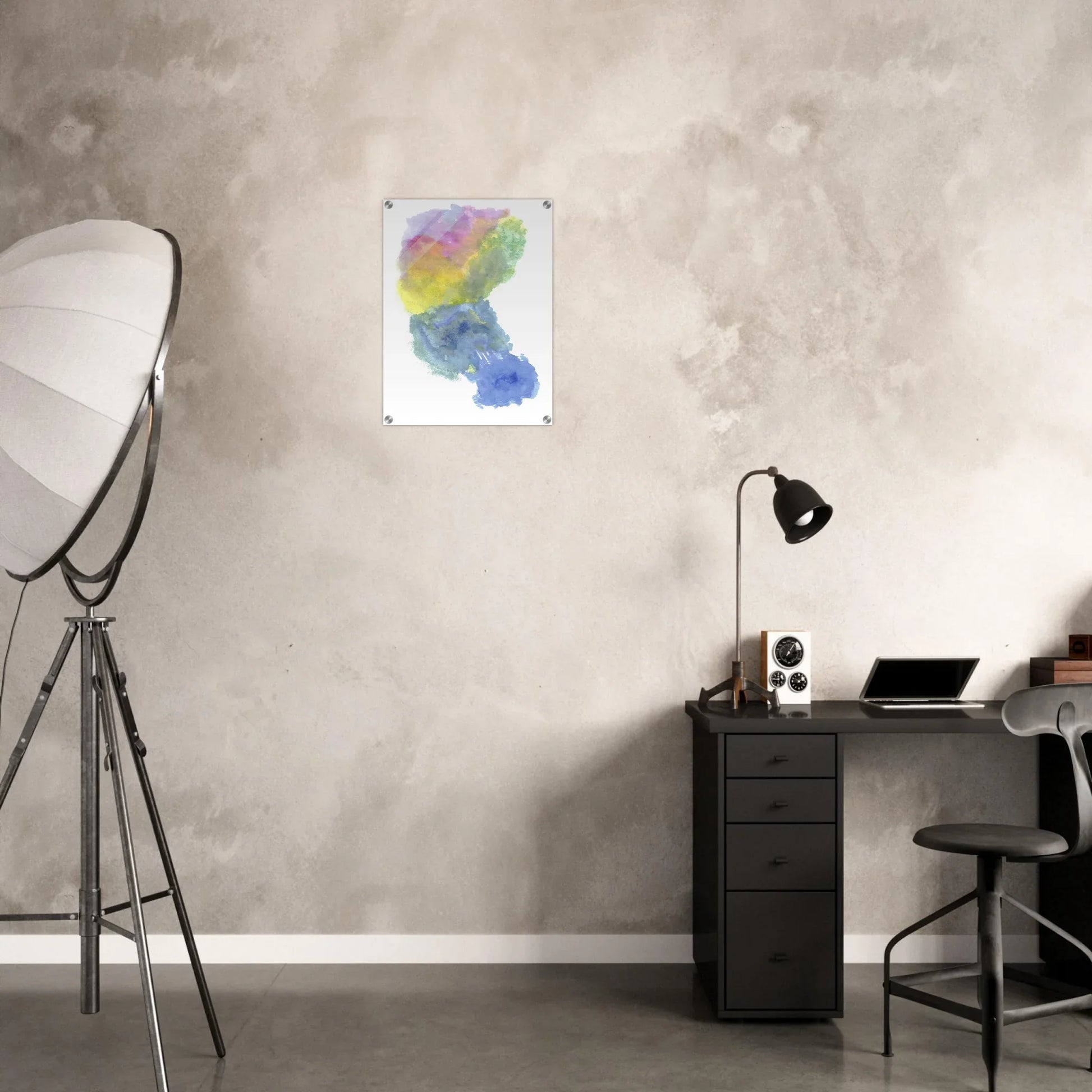 Impression sur acrylique brillante Aurora Drift| Art contemporain par Laure Leprince - Laure Leprince - Artiste Peintre