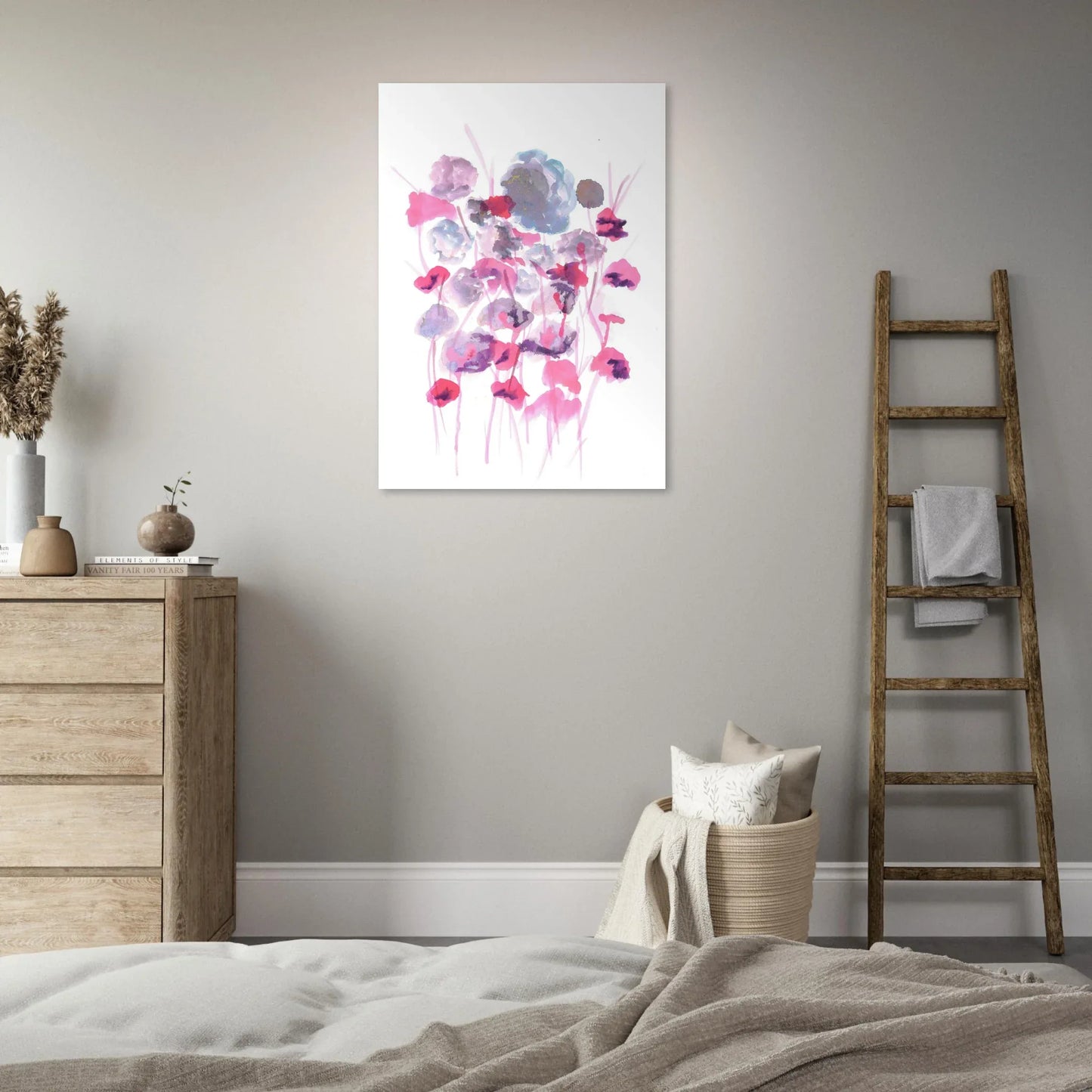 Premium Matte Paper Poster Aquarelle Originale RDJ3-12 - Laure Leprince - Artiste Peintre