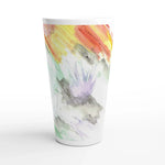 Mug à Latte en Céramique Blanche 500 ml Lavander drift – Élégant, durable et brillant - Laure Leprince - Artiste Peintre