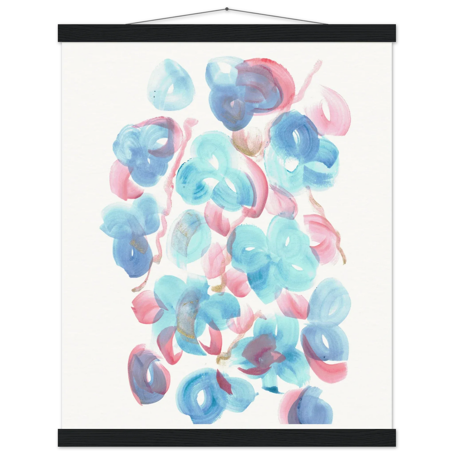 Museum-Quality Matte Paper Poster with Hanger Masque - Laure Leprince - Artiste Peintre