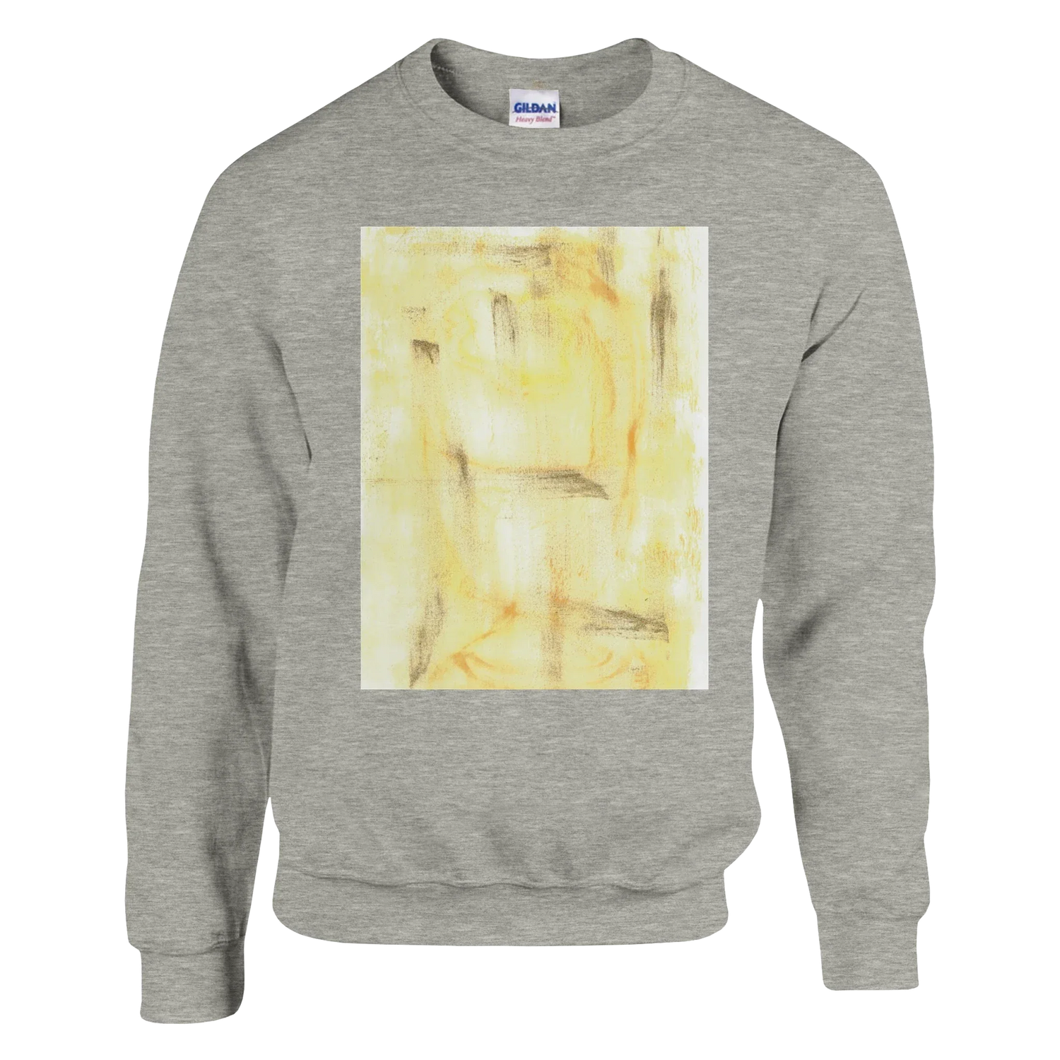 Sweatshirt Unisexe Classique Golden Haze – Impression Artistique Multicolore - Laure Leprince - Artiste Peintre