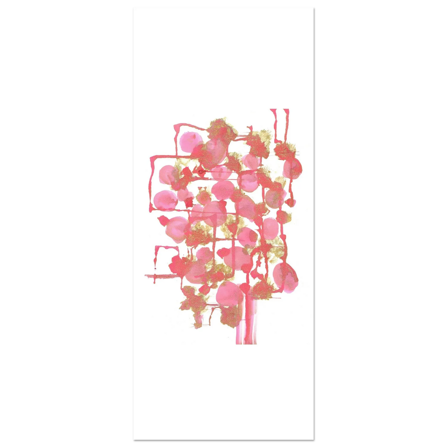 Premium Matte Paper Poster Aquarelle Originale RDJ3-11 - Laure Leprince - Artiste Peintre