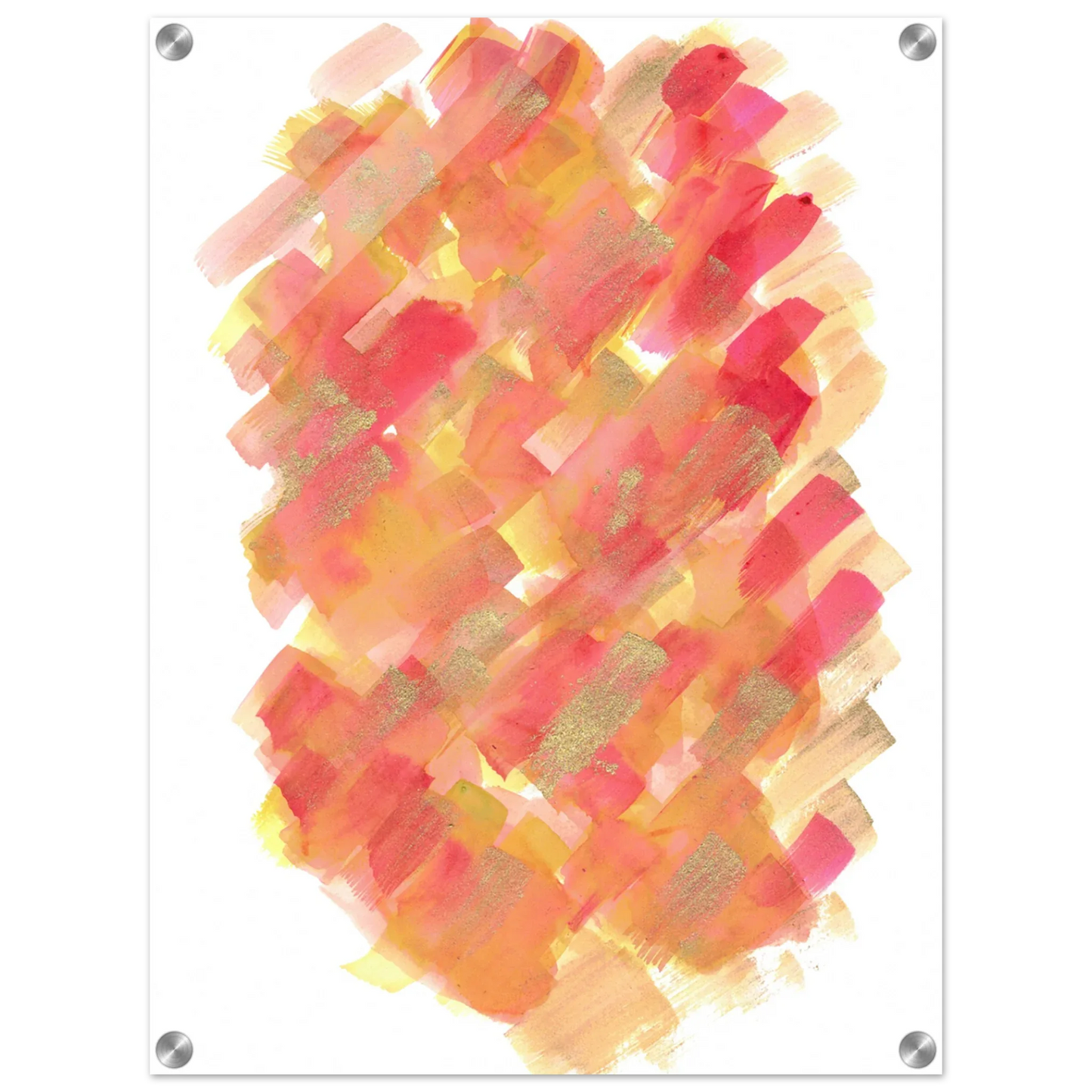 Impression sur acrylique brillante Sunset Ember| Art contemporain par Laure Leprince - Laure Leprince - Artiste Peintre