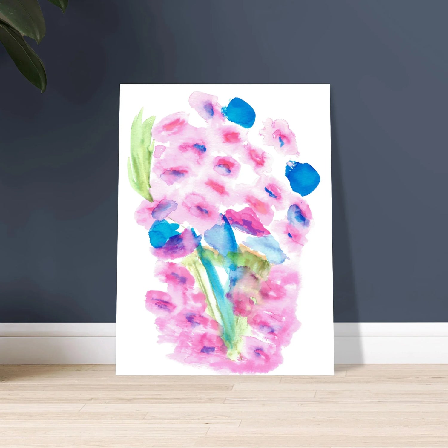 Affiche premium sur papier mat Bouquet Rosé – Art mural de qualité supérieure - Laure Leprince - Artiste Peintre