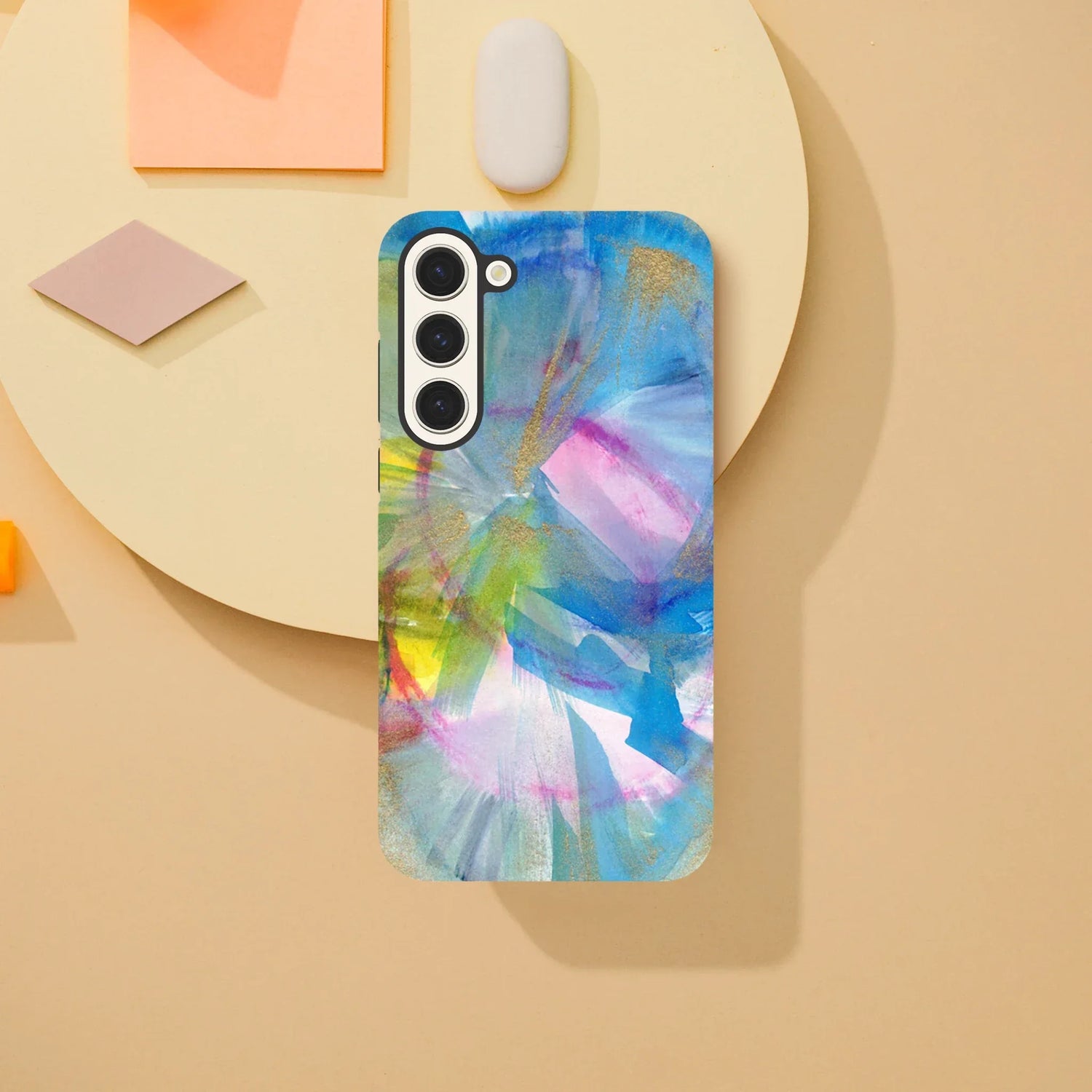 Premium Samsung Tough Case – Design Artistique Crystal Bloom - Laure Leprince - Artiste Peintre