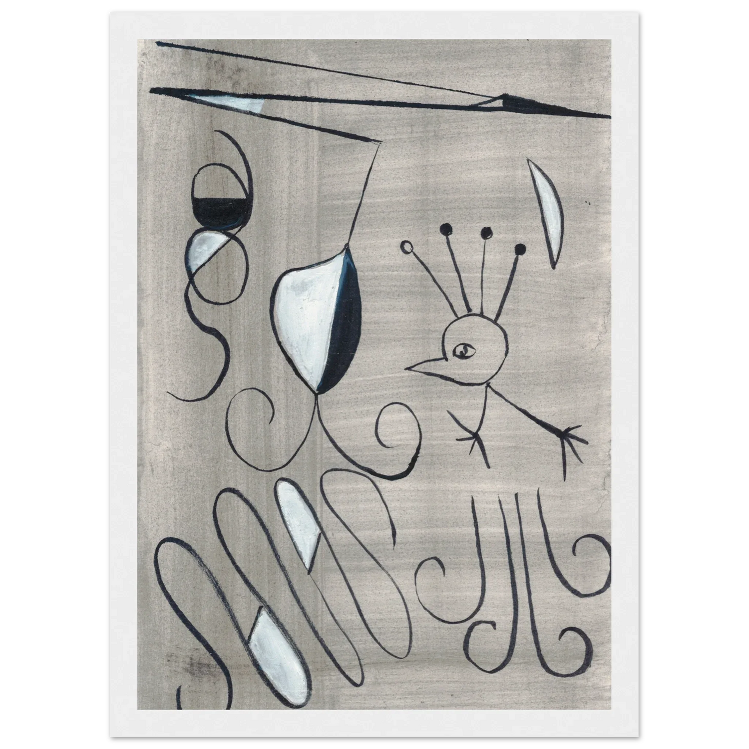 Affiche encadrée bois | Papier mat qualité musée | Aquarelle originale Laure Leprince - Laure Leprince - Artiste Peintre