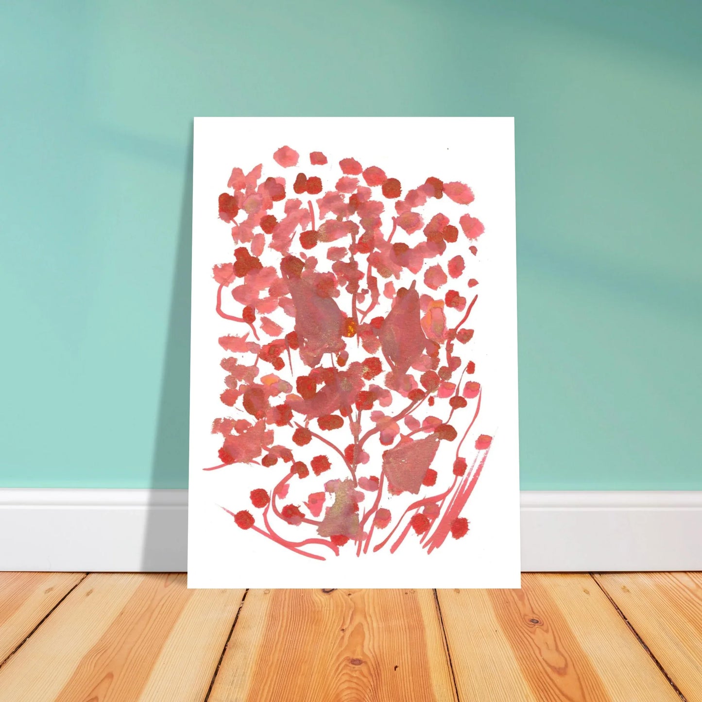Premium Matte Paper Poster Aquarelle Originale RDJ3-5 - Laure Leprince - Artiste Peintre