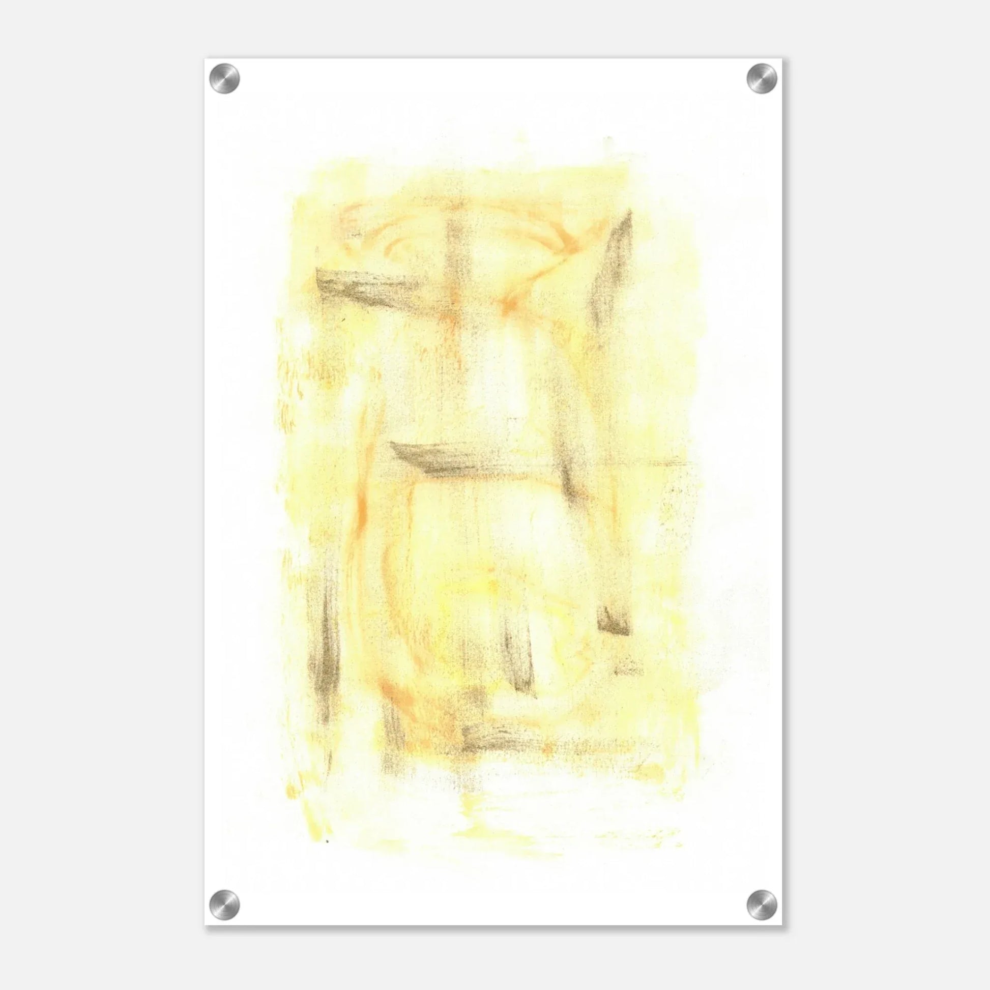 Impression sur acrylique brillante Golden Haze | Art contemporain par Laure Leprince - Laure Leprince - Artiste Peintre