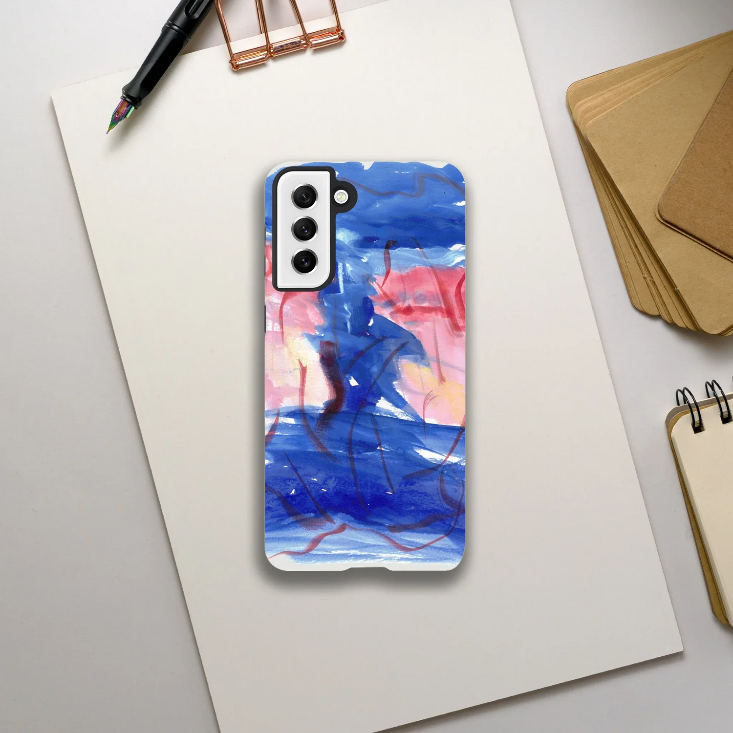 Premium Samsung Tough Case – Design Artistique Midnight Siren - Laure Leprince - Artiste Peintre