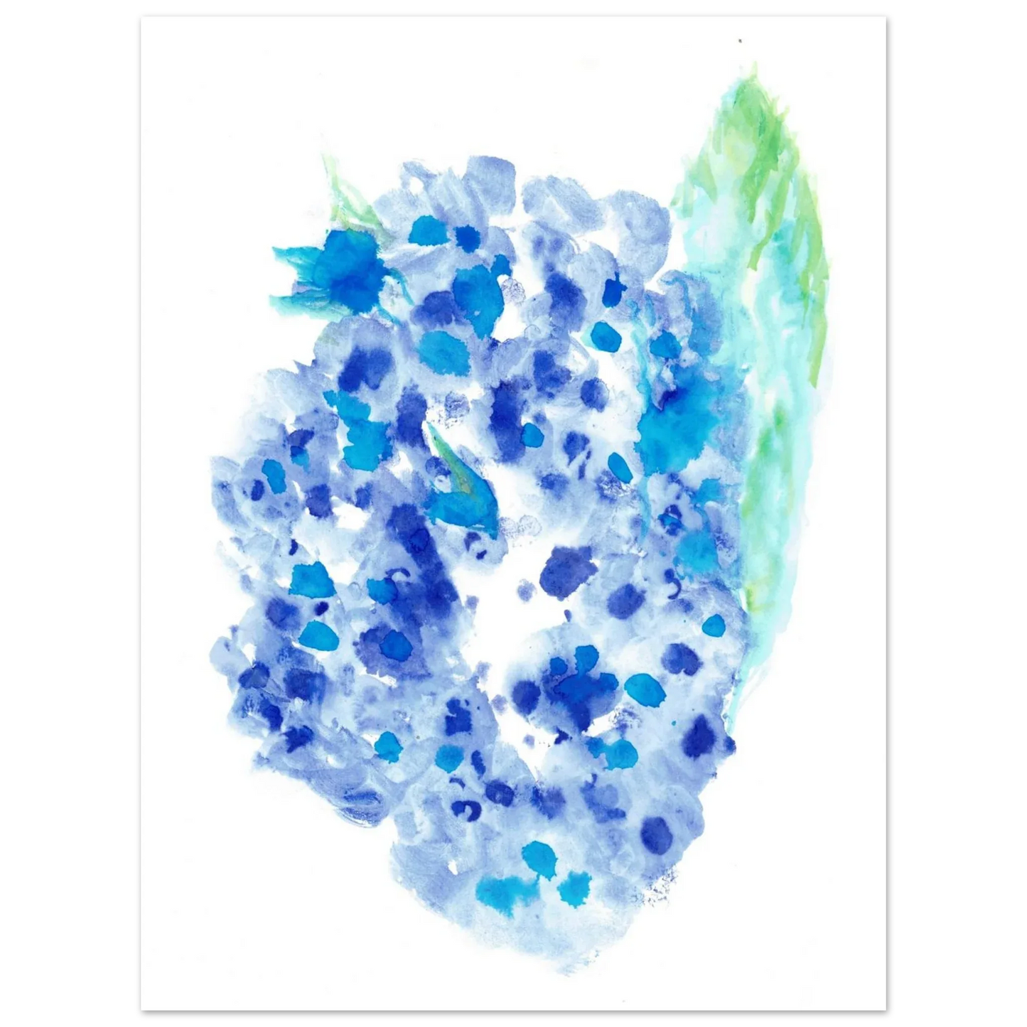 Premium Matte Paper Poster Aquarelle Originale RDJ3-2 - Laure Leprince - Artiste Peintre