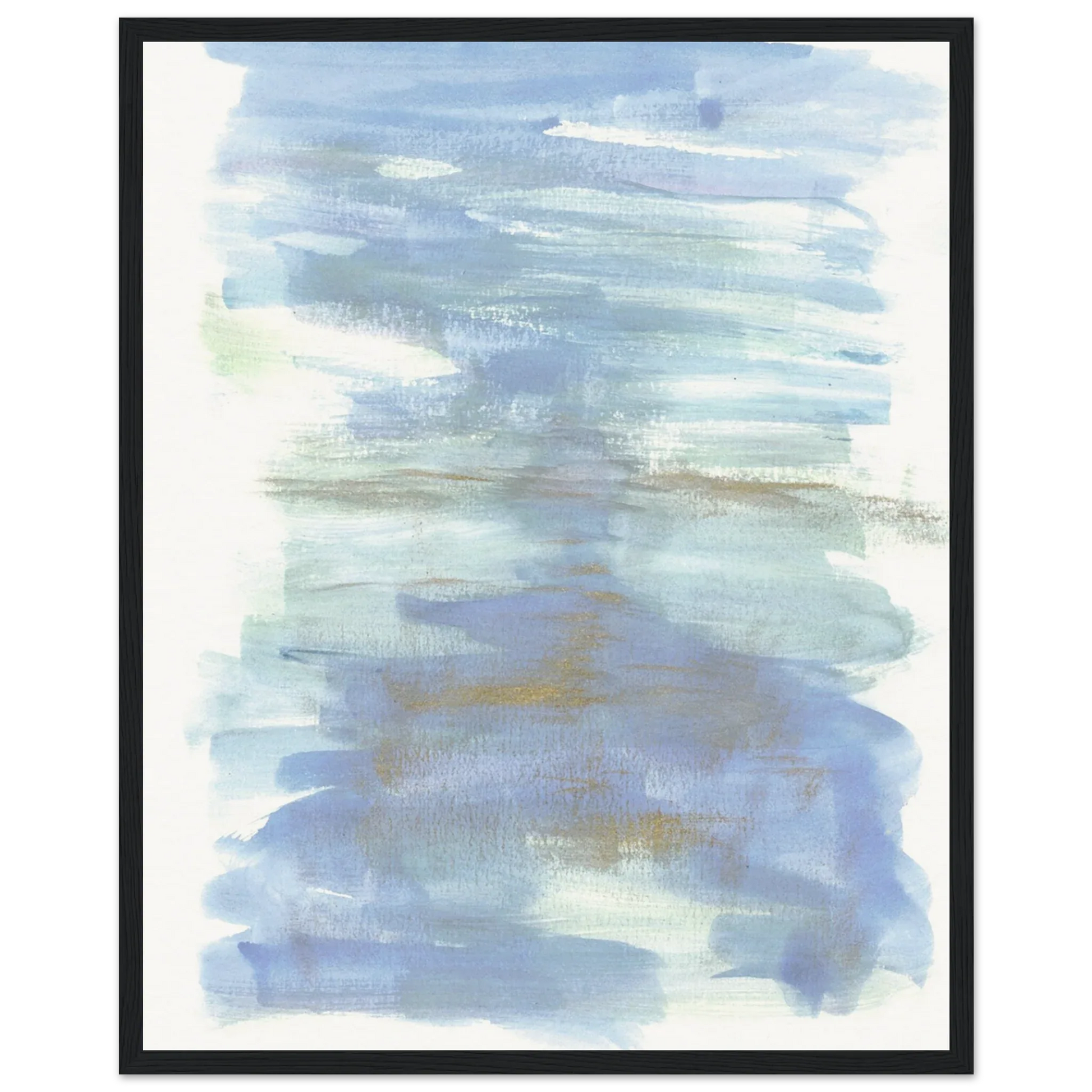 Affiche Encadrée Museum-Quality Matte Paper Aluminium Framed Poste Silent Water - Laure Leprince - Artiste Peintre