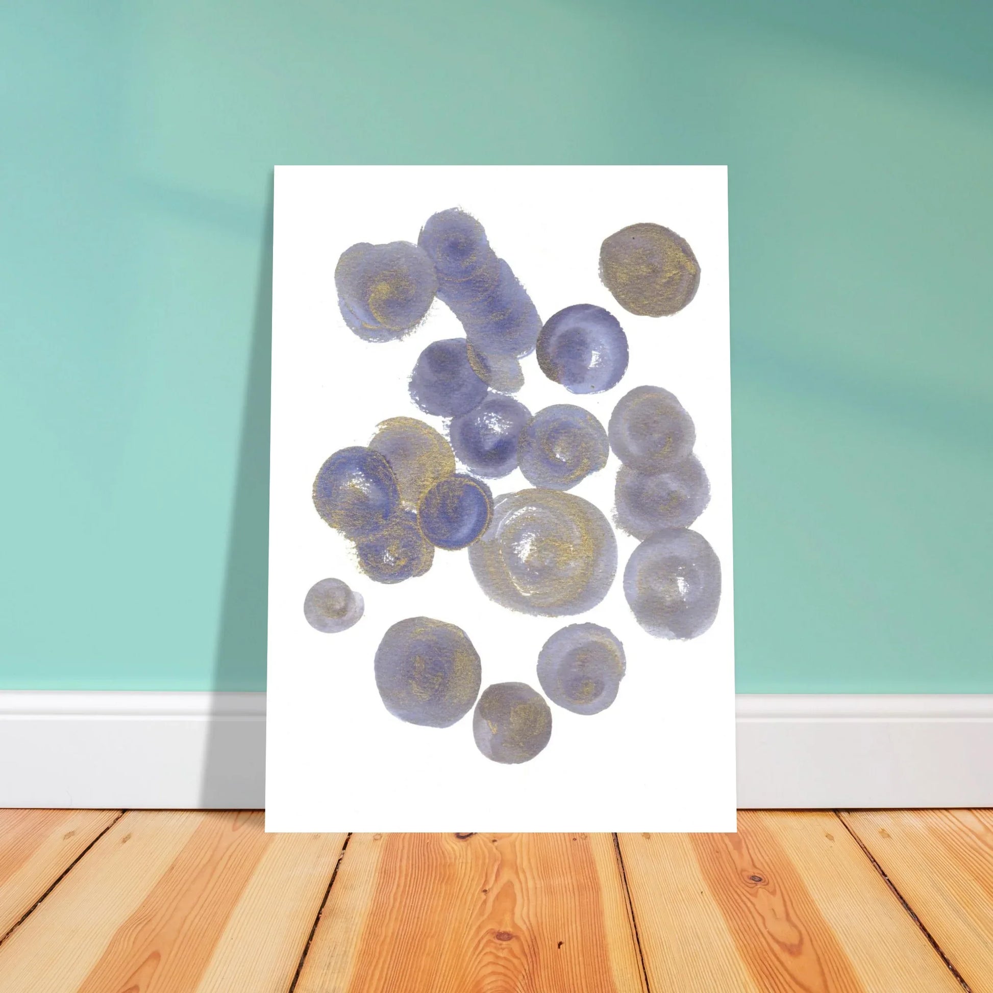 Premium Matte Paper Poster Aquarelle Originale RDJ3-6 - Laure Leprince - Artiste Peintre