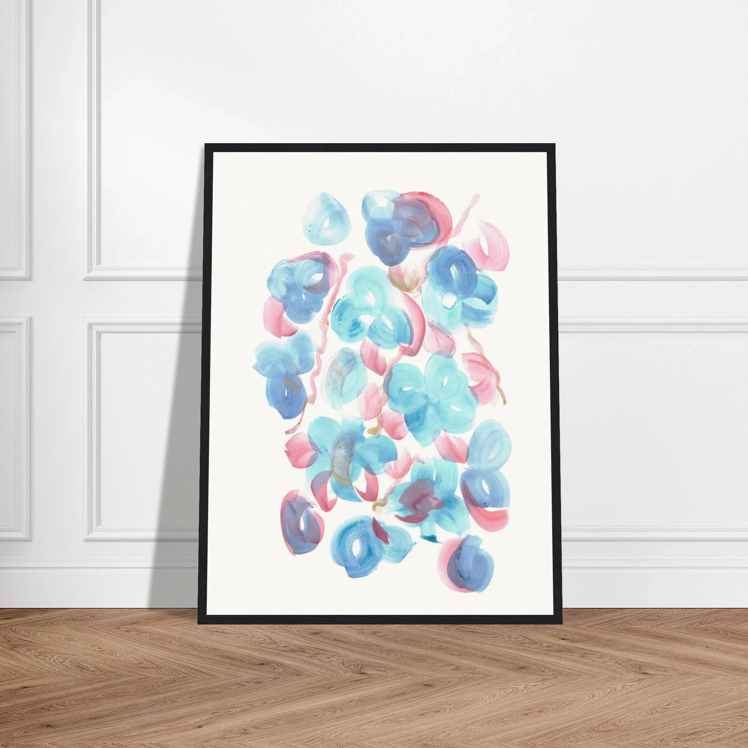 Affiche Encadrée Museum-Quality Matte Paper Wooden Framed Masque - Laure Leprince - Artiste Peintre