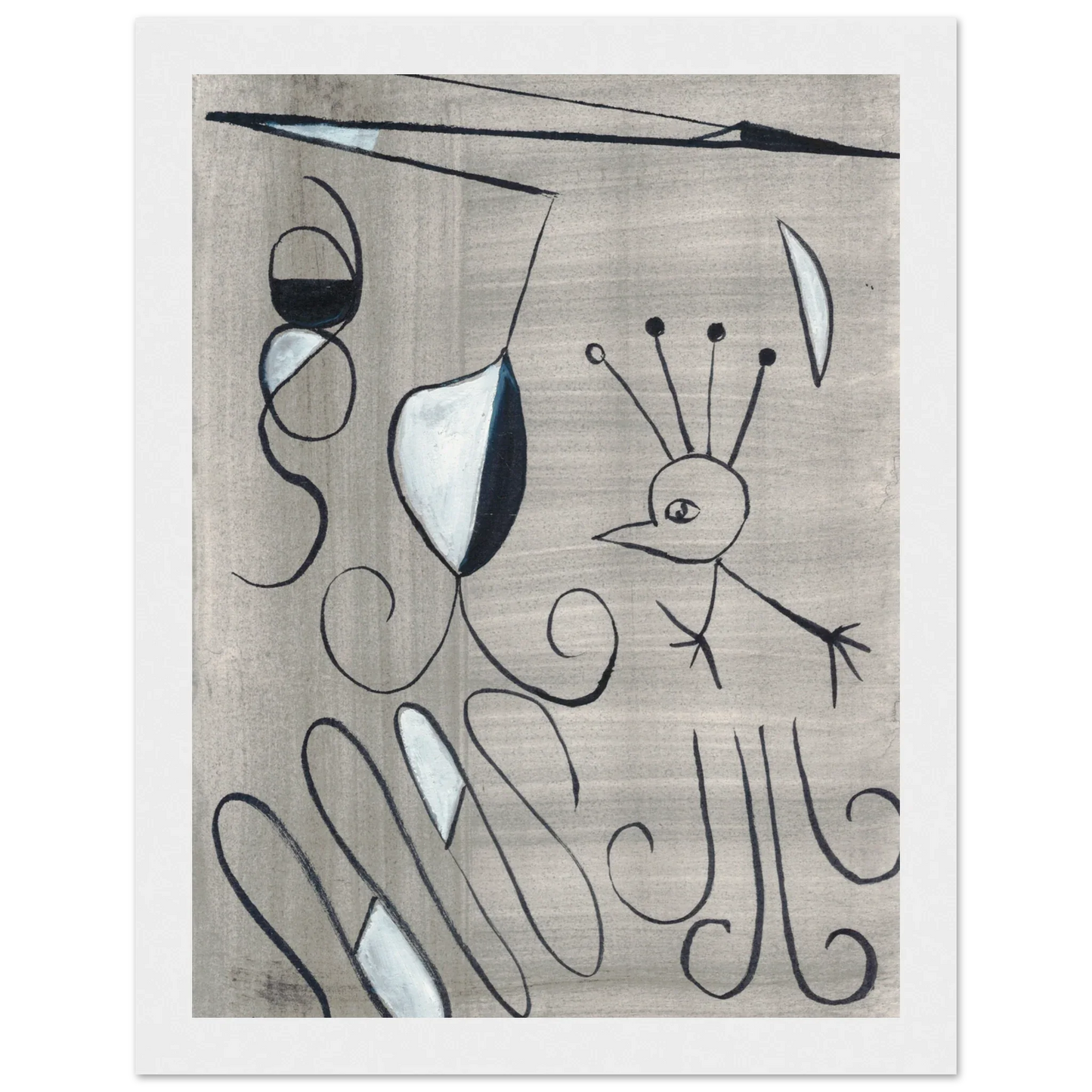 Affiche encadrée bois | Papier mat qualité musée | Aquarelle originale Laure Leprince - Laure Leprince - Artiste Peintre