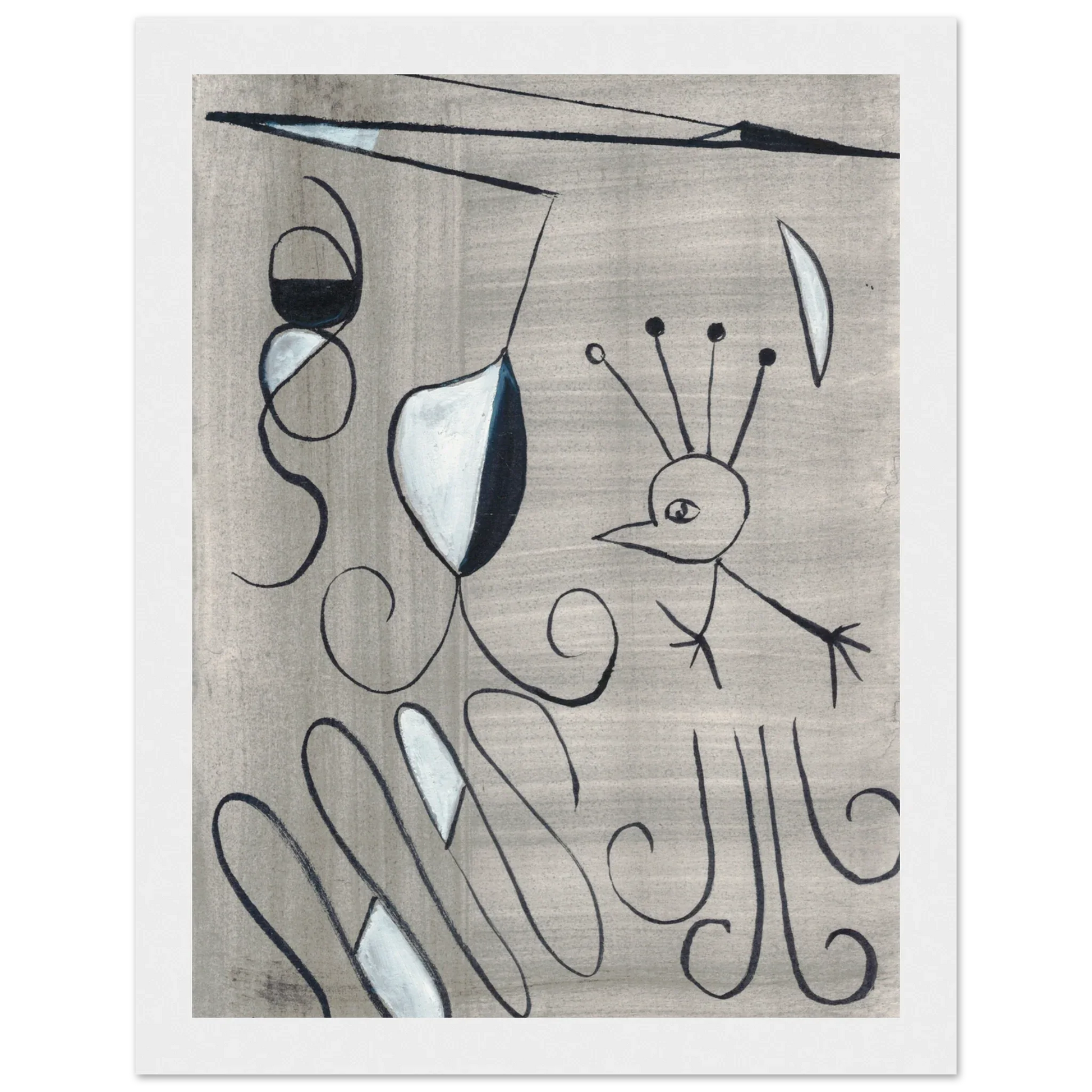 Affiche encadrée bois | Papier mat qualité musée | Aquarelle originale Laure Leprince - Laure Leprince - Artiste Peintre