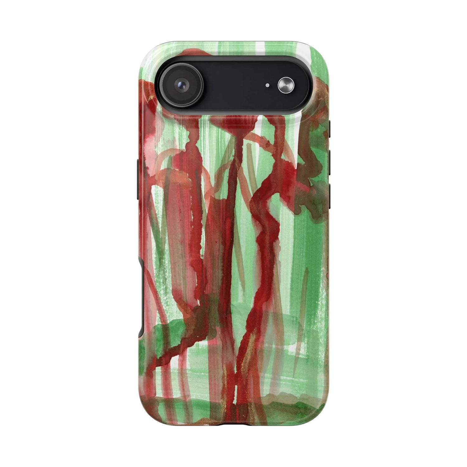 Tough iPhone Case Forest Choir — Watercolor - Laure Leprince - Artiste Peintre