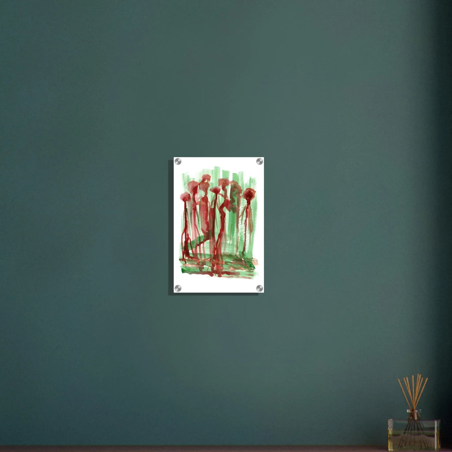Impression sur acrylique brillante Forest Choir | Art contemporain par Laure Leprince - Laure Leprince - Artiste Peintre