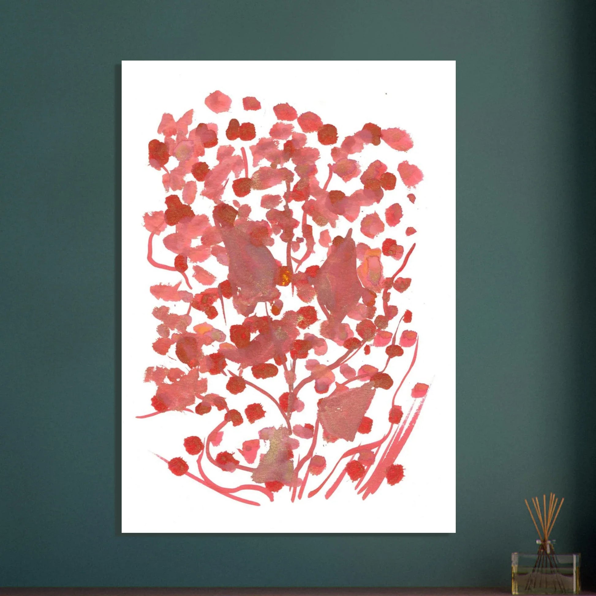 Premium Matte Paper Poster Aquarelle Originale RDJ3-5 - Laure Leprince - Artiste Peintre