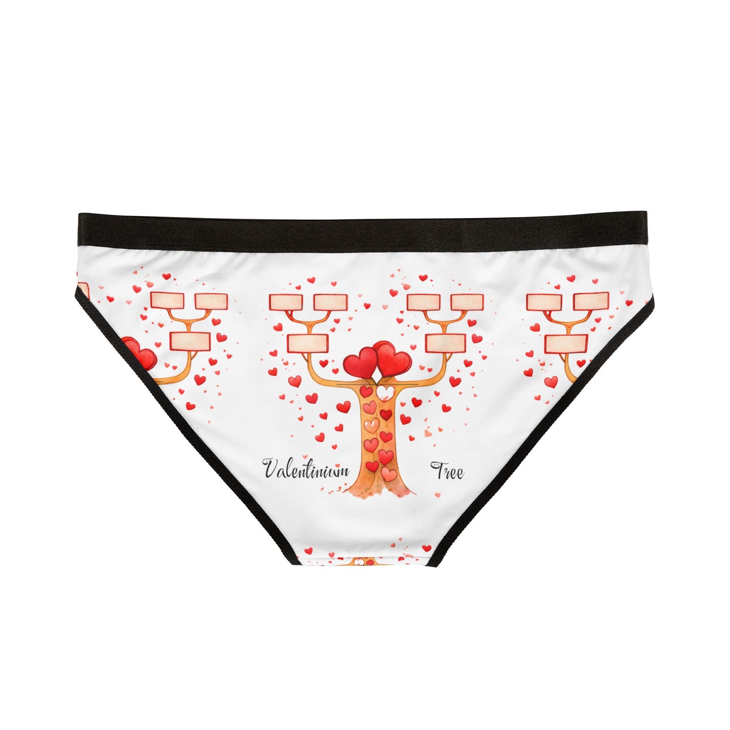 Sous-Vêtements Féminins Personnalisés Premium – Valentinium Tree Confort Antimicrobien & Impression Intégrale