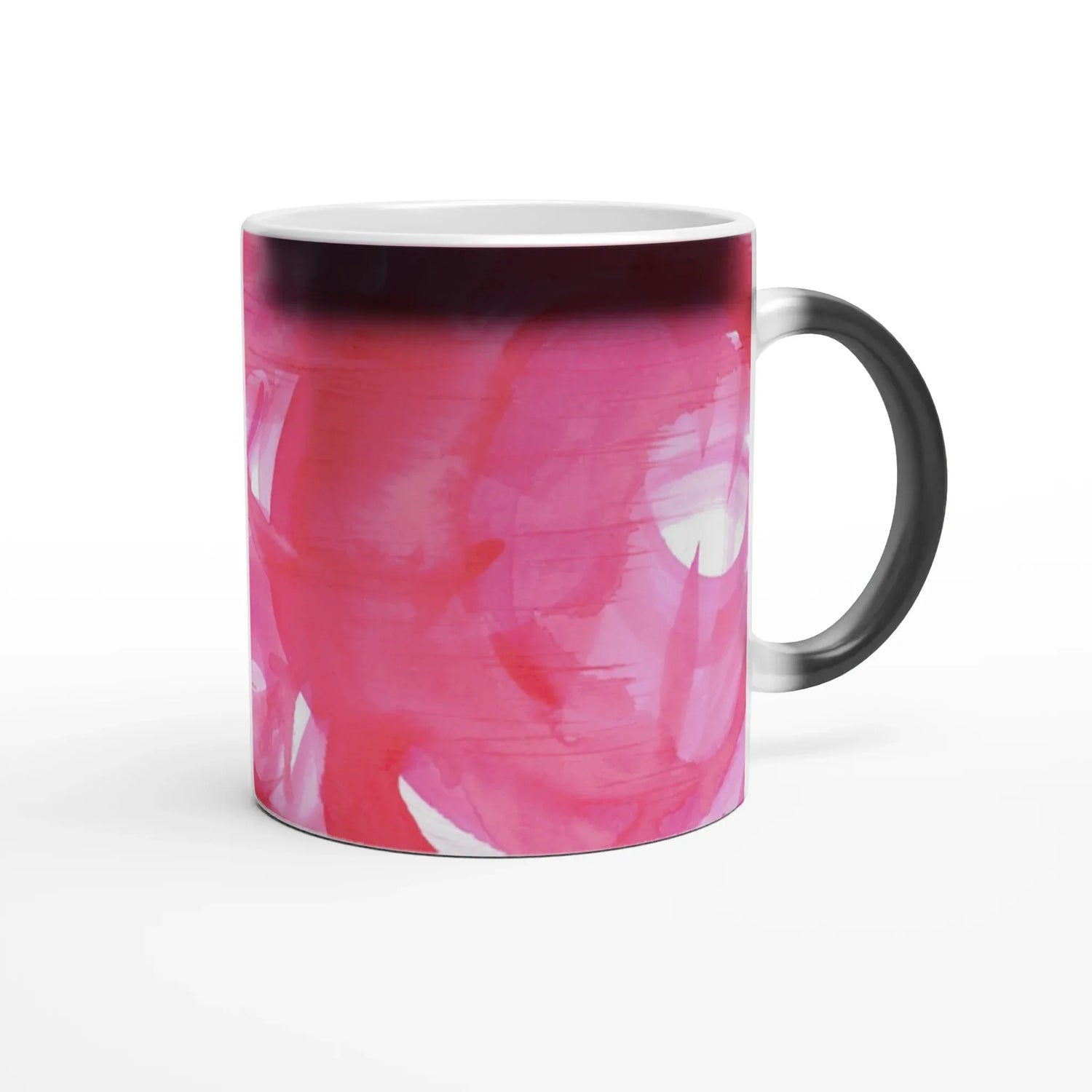 Mug magique en céramique 325 ml – Révèlez votre motif à la chaleur Ruby Drift - Laure Leprince - Artiste Peintre
