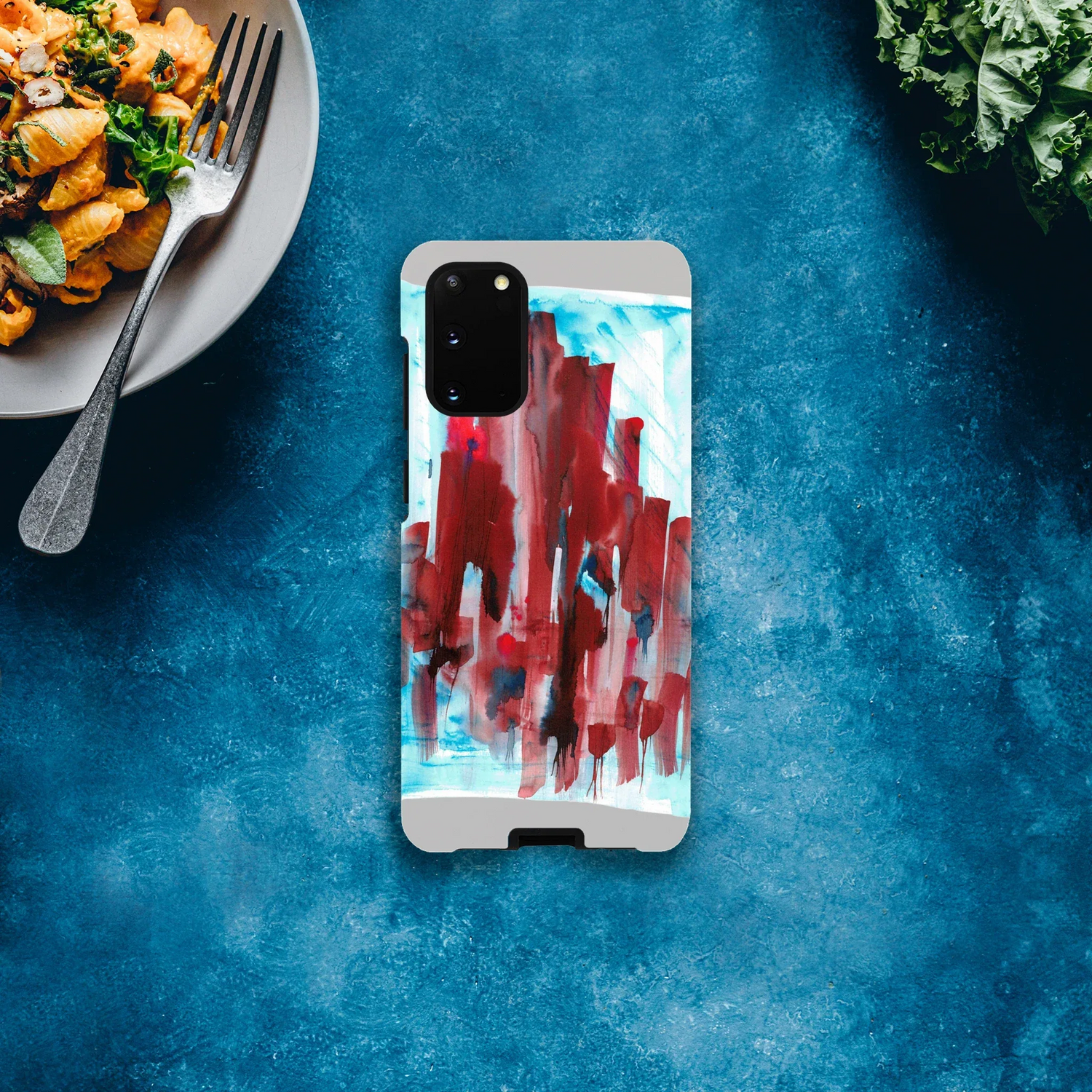 Premium Samsung Tough Case – Design Artistique Crimson Tower - Laure Leprince - Artiste Peintre