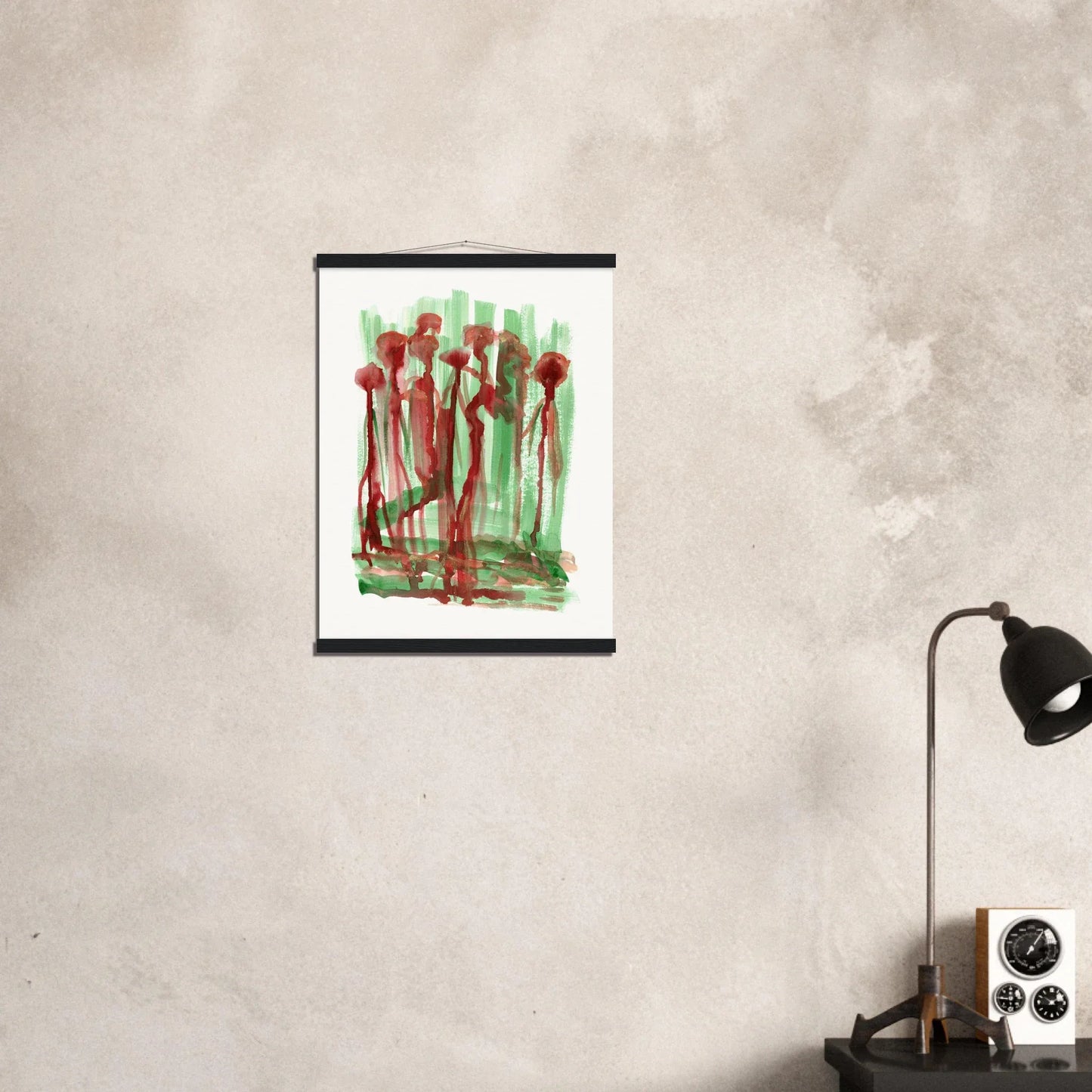 Museum-Quality Matte Paper Poster with Hanger Forest Choir - Laure Leprince - Artiste Peintre