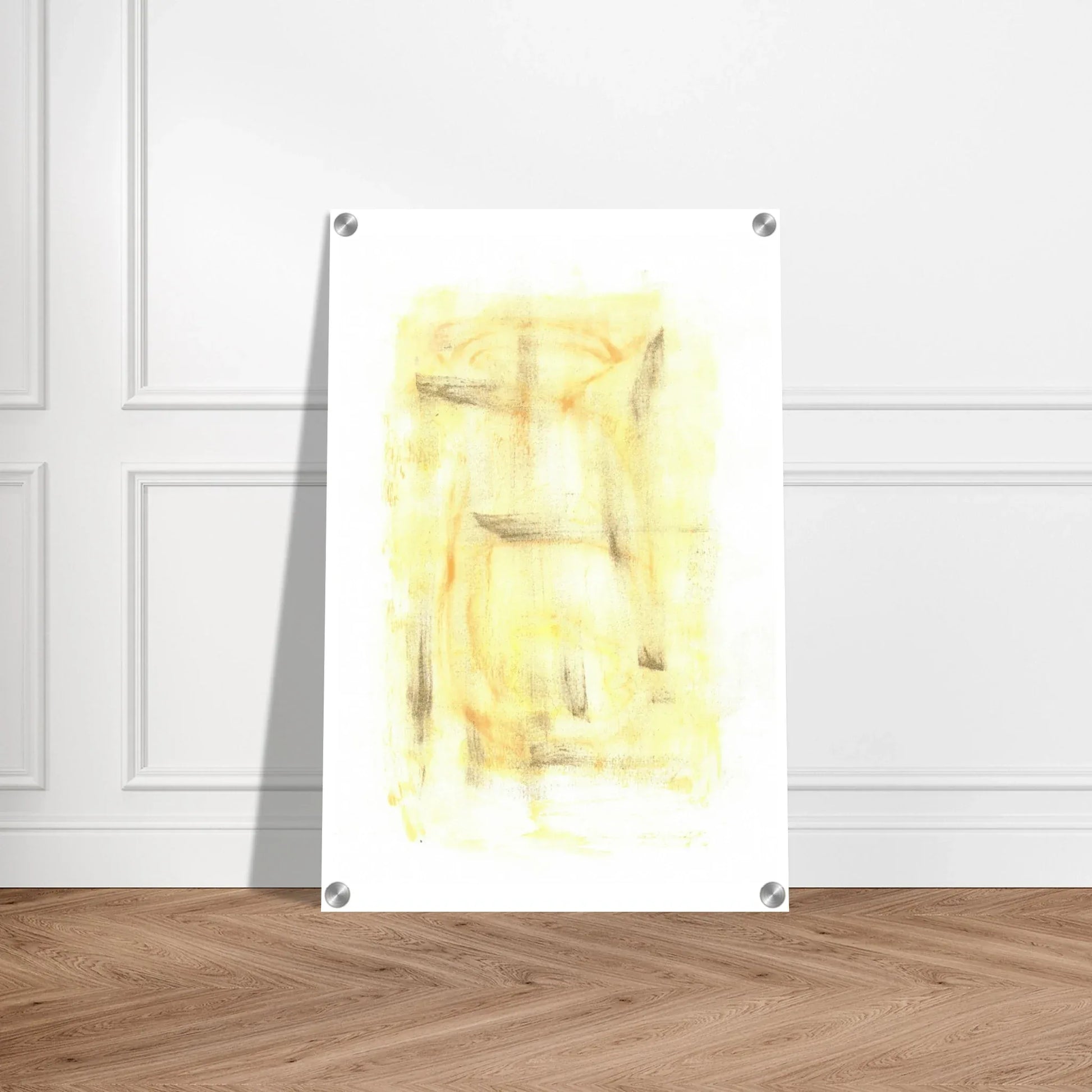 Impression sur acrylique brillante Golden Haze | Art contemporain par Laure Leprince - Laure Leprince - Artiste Peintre