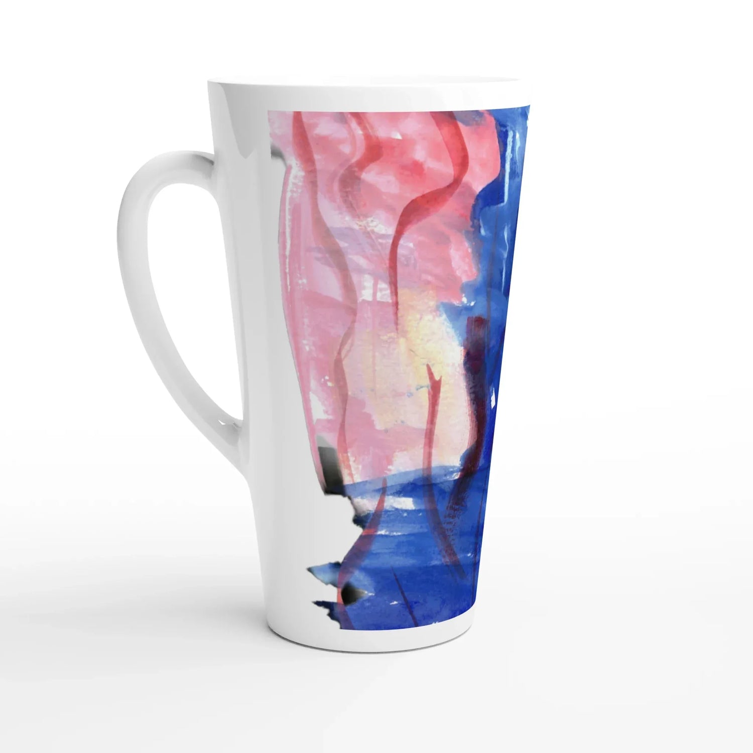 Mug à Latte en Céramique 500 ml Midnigth Siren – Élégant, durable et brillant - Laure Leprince - Artiste Peintre