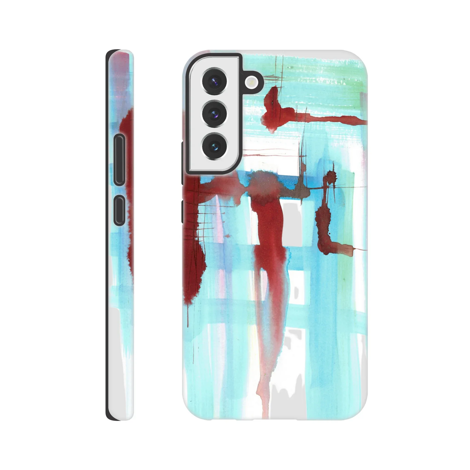 Coque Samsung Tough Case – Design Artistique "Structures Liquides" - Laure Leprince - Artiste Peintre
