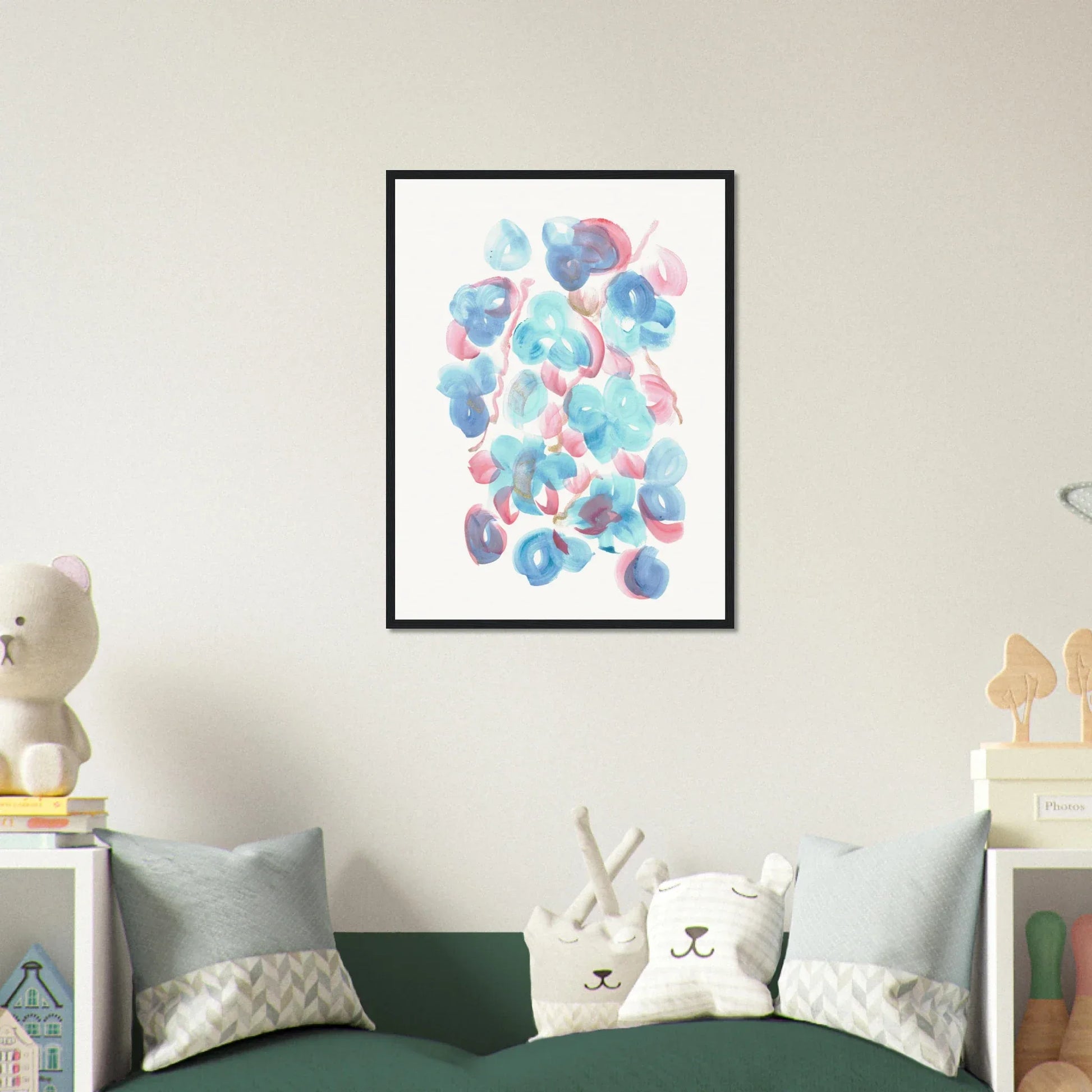 Affiche Encadrée Museum-Quality Matte Paper Wooden Framed Masque - Laure Leprince - Artiste Peintre