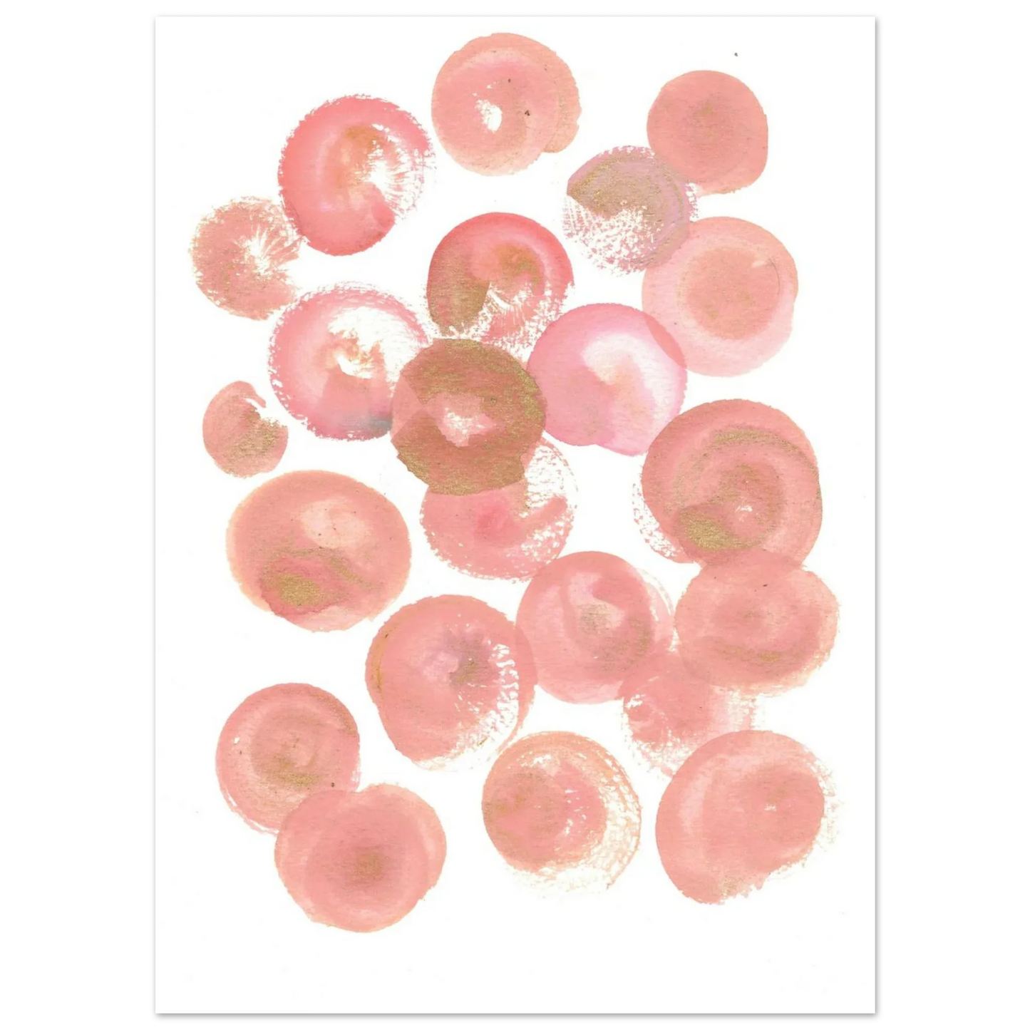 Premium Matte Paper Poster Aquarelle Originale RDJ3-4 - Laure Leprince - Artiste Peintre