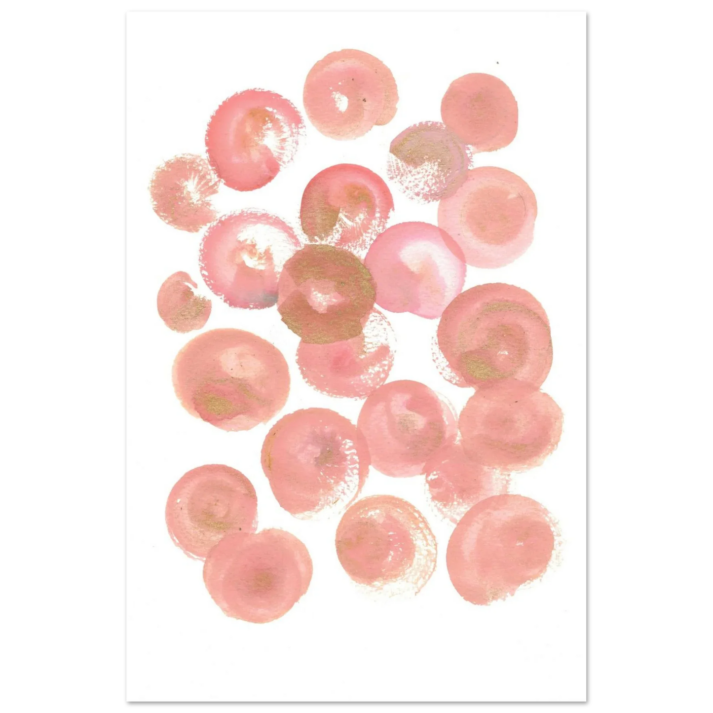 Premium Matte Paper Poster Aquarelle Originale RDJ3-4 - Laure Leprince - Artiste Peintre