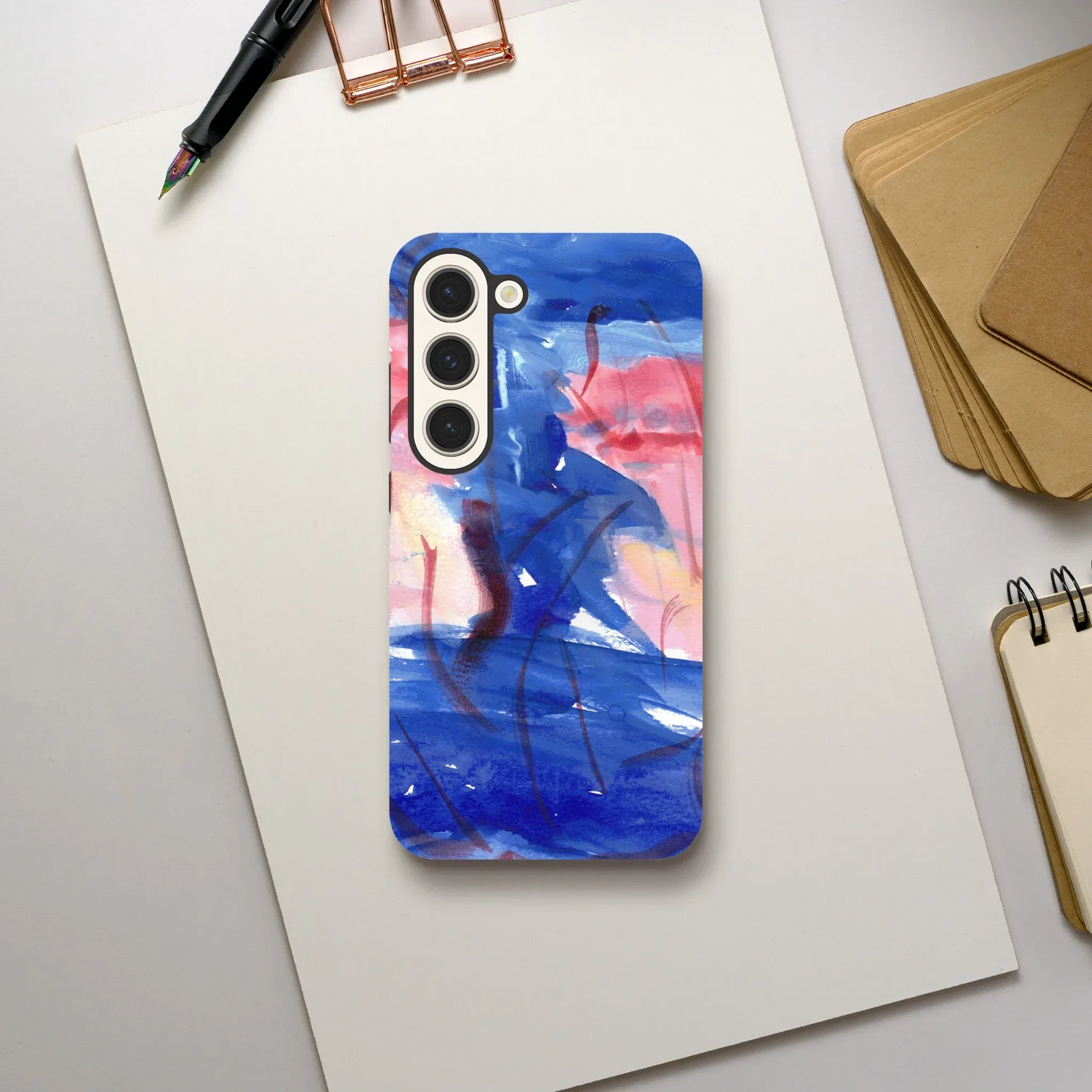 Premium Samsung Tough Case – Design Artistique Midnight Siren - Laure Leprince - Artiste Peintre