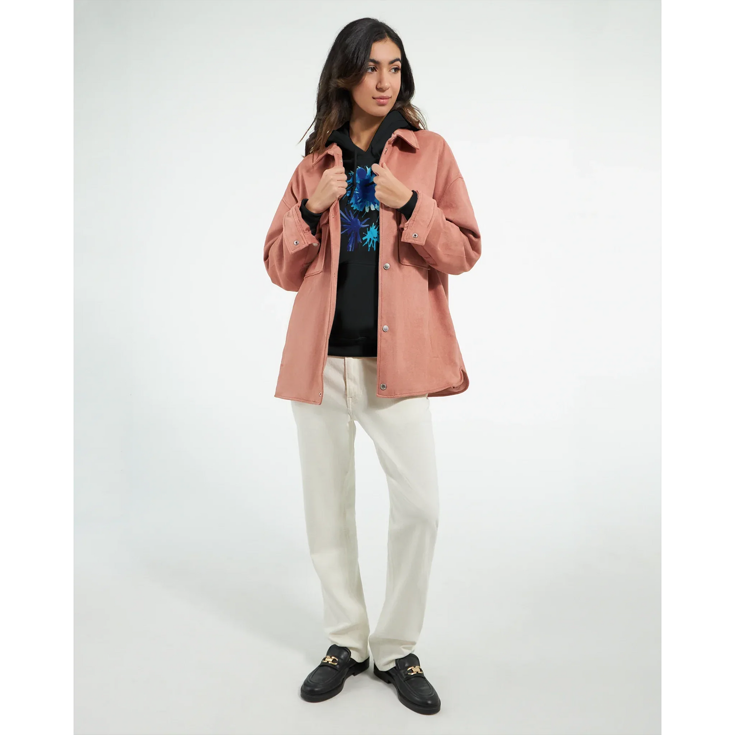 Sweat à capuche unisexe artistique bleuets| Gildan® 18500 - Laure Leprince - Artiste Peintre