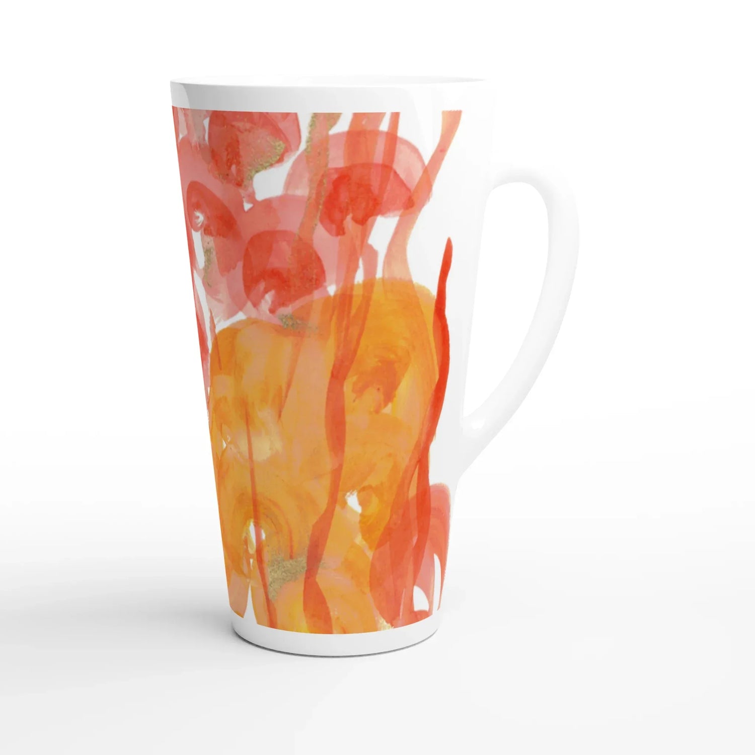 Mug à Latte en Céramique 500 ml Sunrice Flora – Élégant, durable et brillant - Laure Leprince - Artiste Peintre