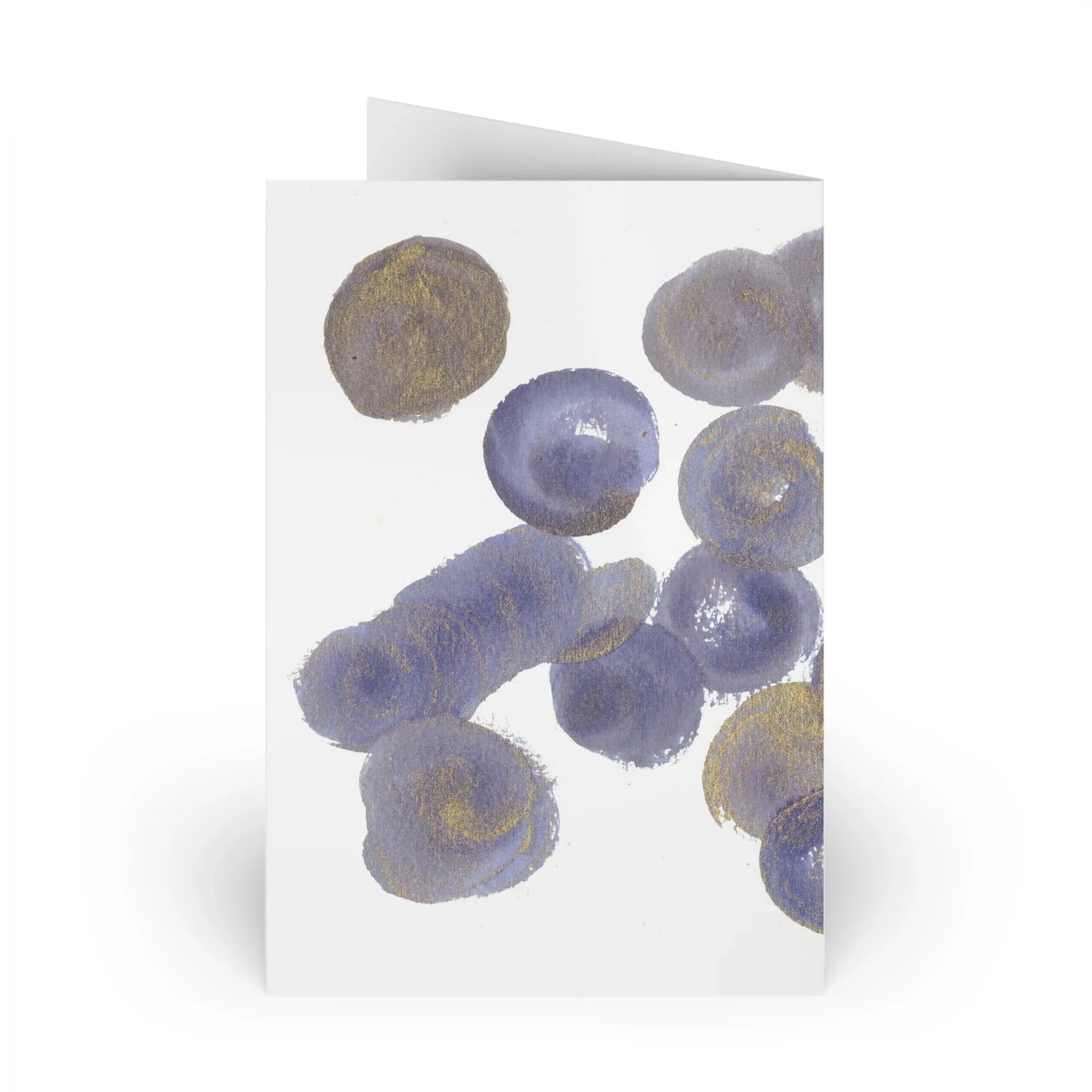 Spheres Watercolor Leaf Greeting Card - Elegant - Laure Leprince - Artiste Peintre