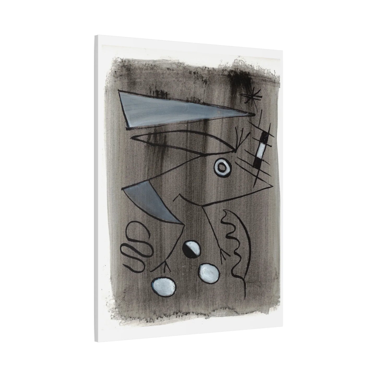 Abstract La Naissance Brushstroke Canvas Print — Modern Coastal Wall Art - Laure Leprince - Artiste Peintre