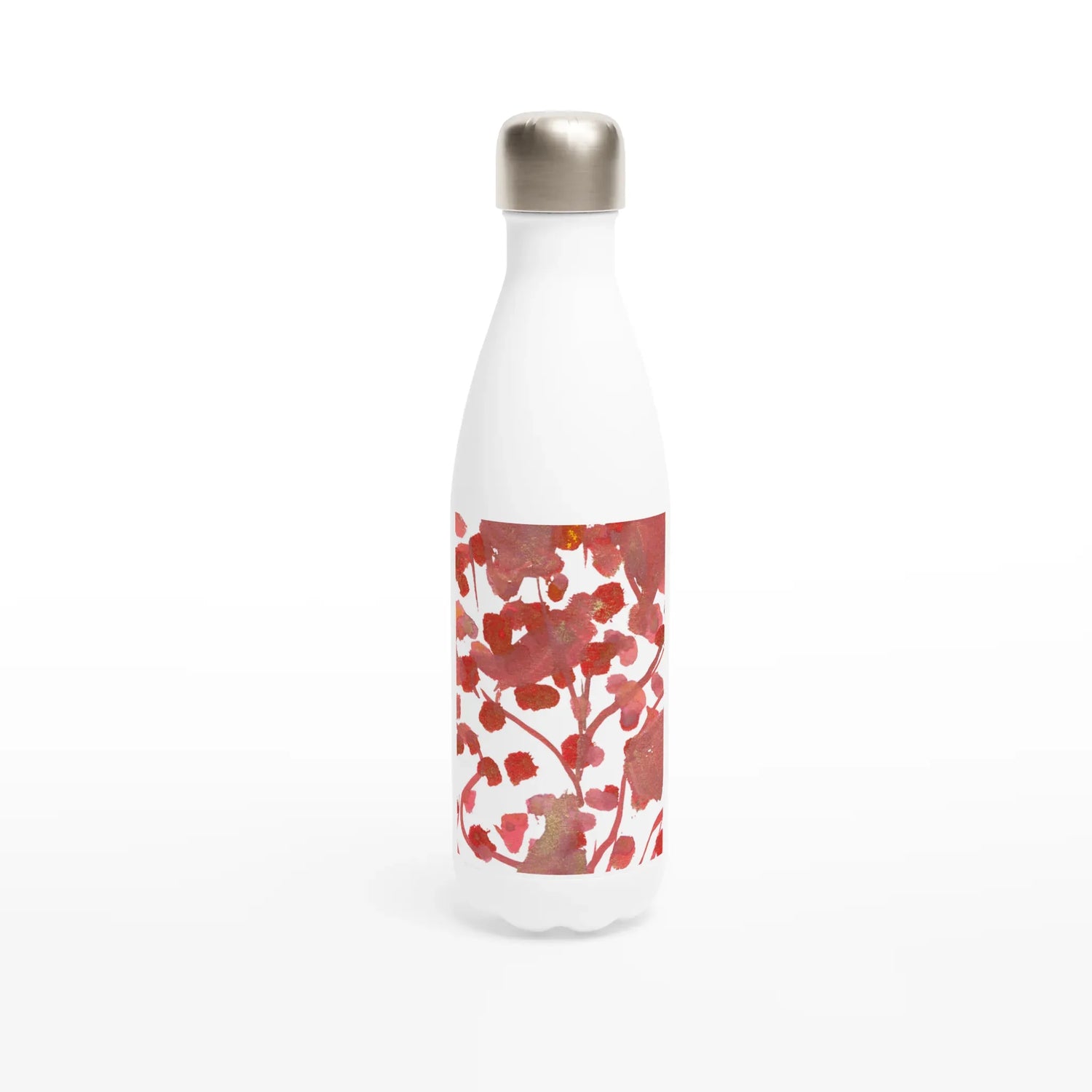 Bouteille isotherme en acier inoxydable 500 ml Bois de Rubis – Design artistique exclusif - Laure Leprince - Artiste Peintre