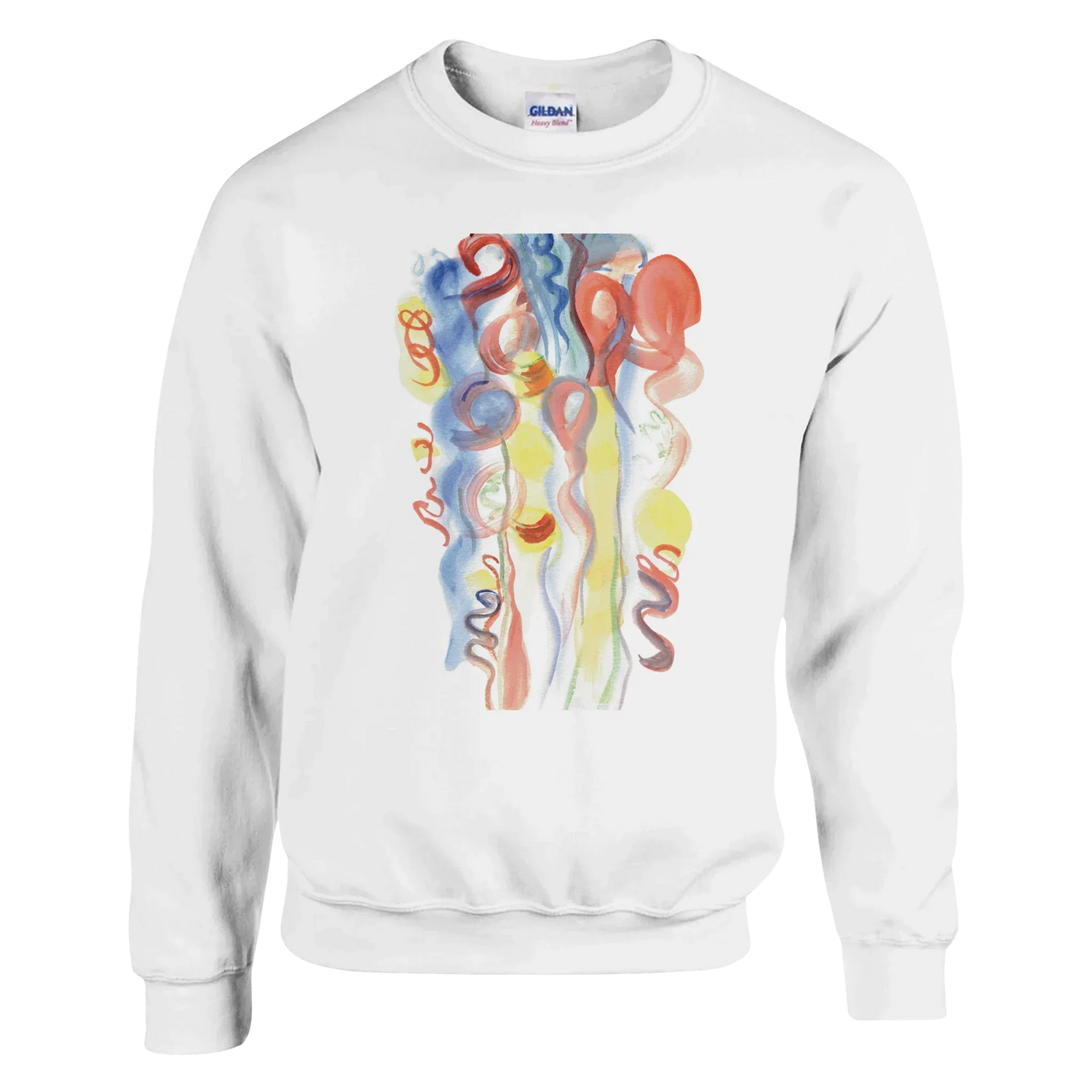 Sweatshirt Unisexe Classique Urban Parade – Impression Artistique Multicolore - Laure Leprince - Artiste Peintre
