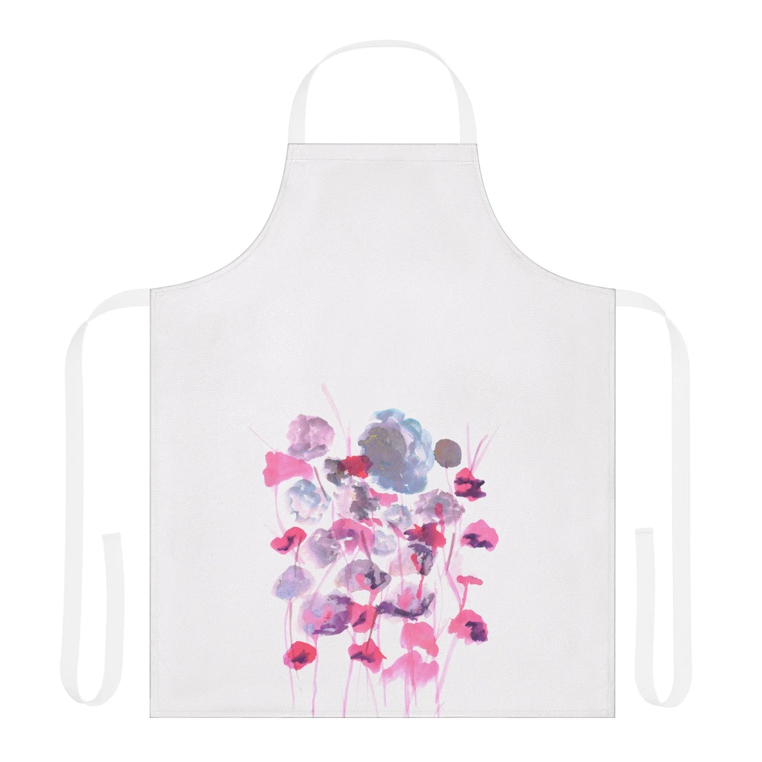 Abstract Apron Jardin D'ombrelles – Artistic Kitchen Chef Gift - Laure Leprince - Artiste Peintre