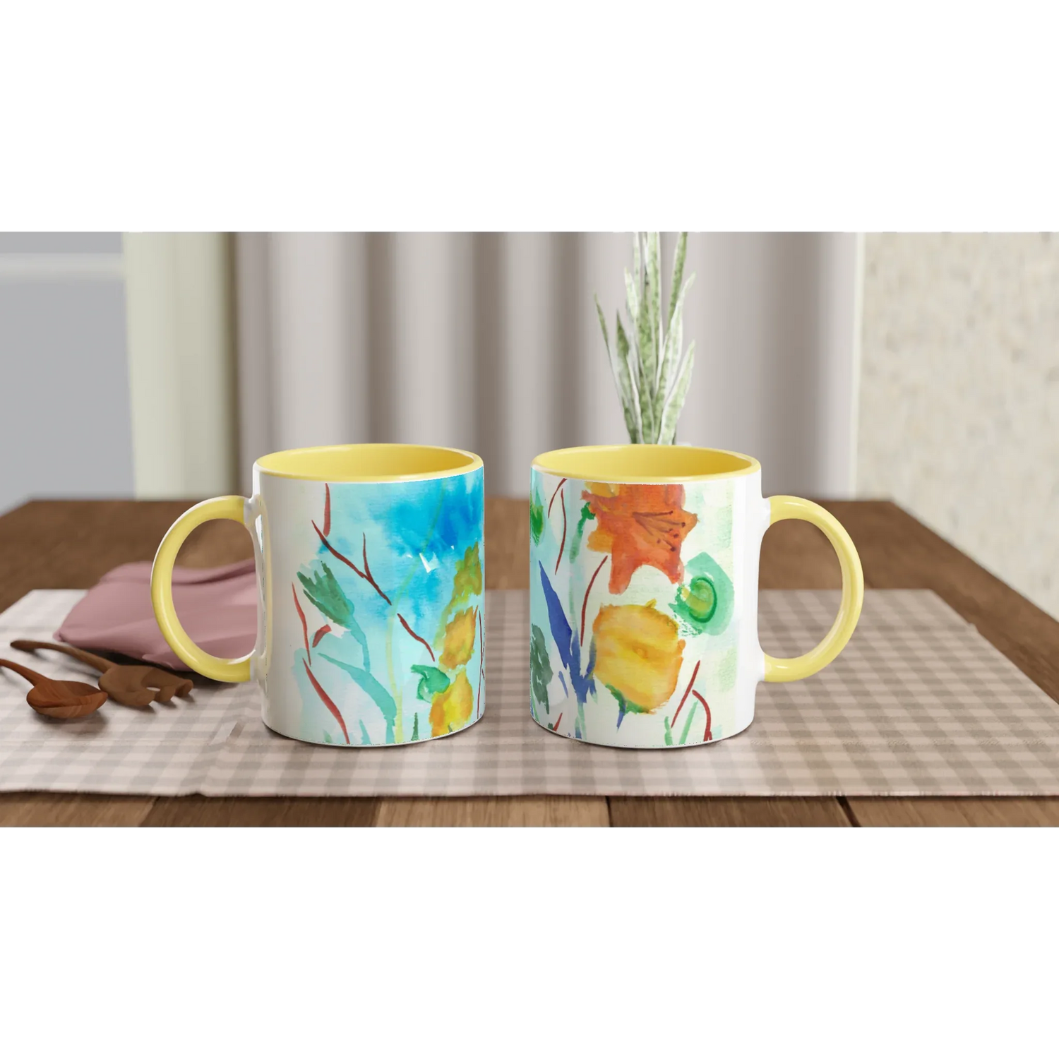 Mug en Céramique 11oz – Jardin Lumineux - Laure Leprince - Artiste Peintre