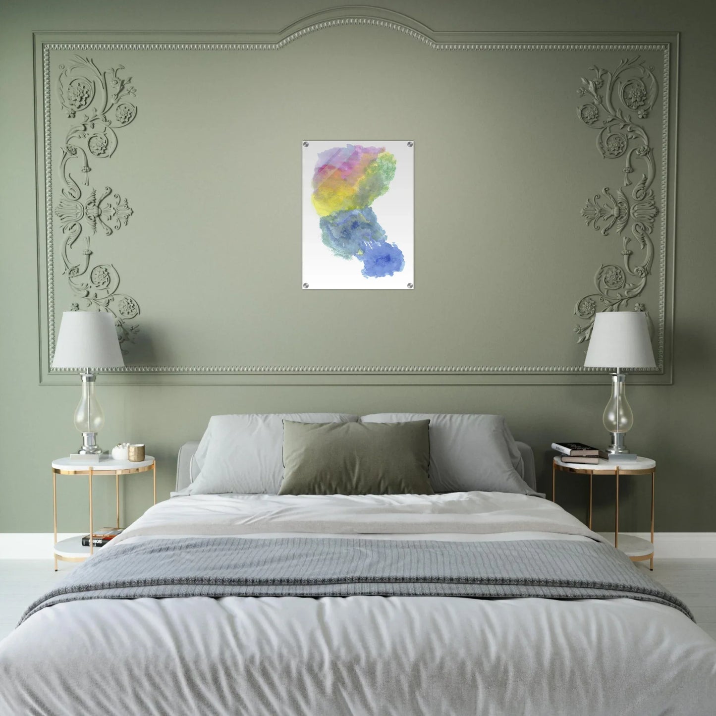 Impression sur acrylique brillante Aurora Drift| Art contemporain par Laure Leprince - Laure Leprince - Artiste Peintre