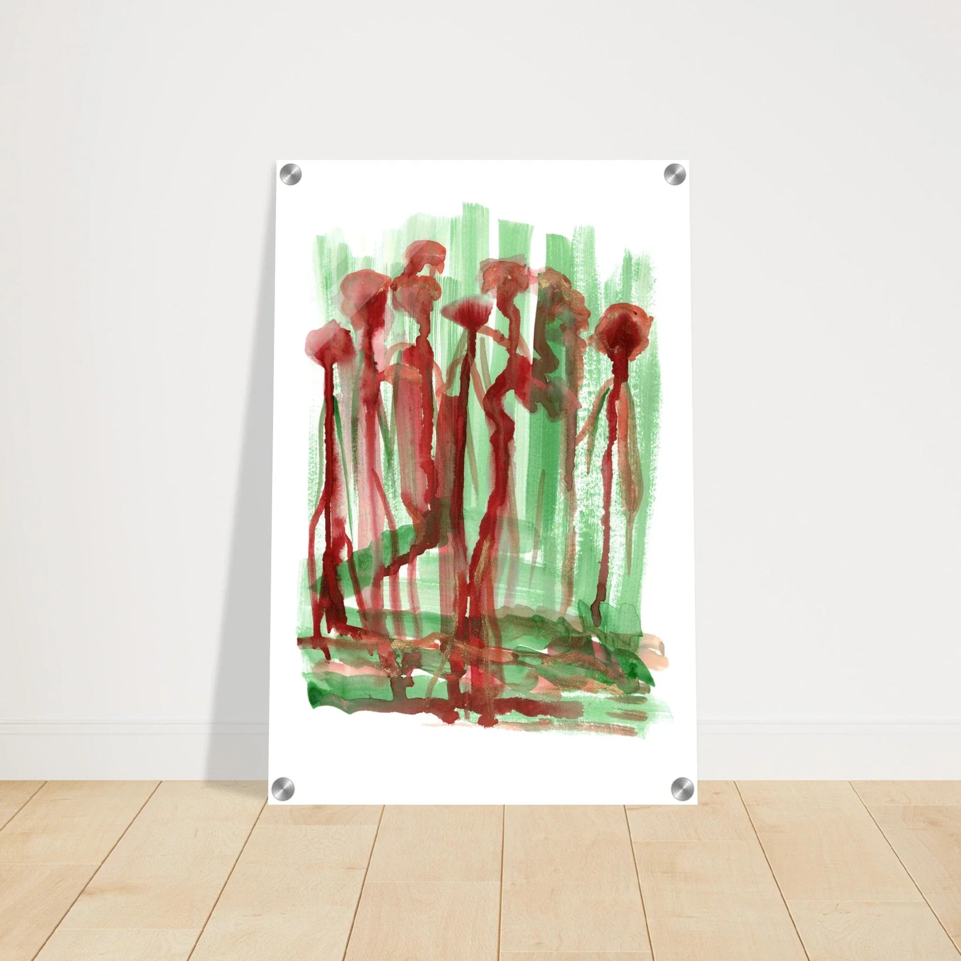 Impression sur acrylique brillante Forest Choir | Art contemporain par Laure Leprince - Laure Leprince - Artiste Peintre