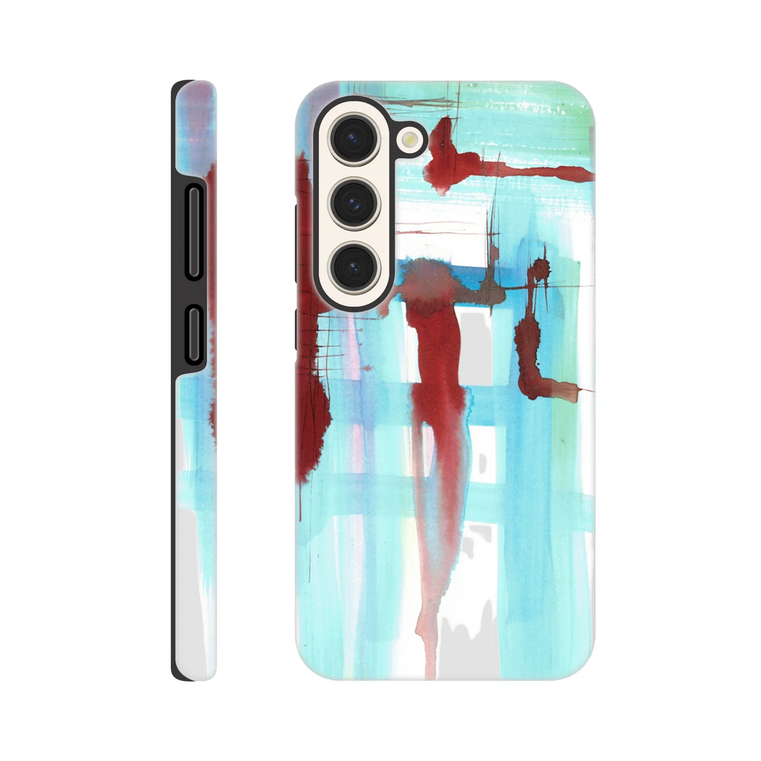 Coque Samsung Tough Case – Design Artistique "Structures Liquides" - Laure Leprince - Artiste Peintre