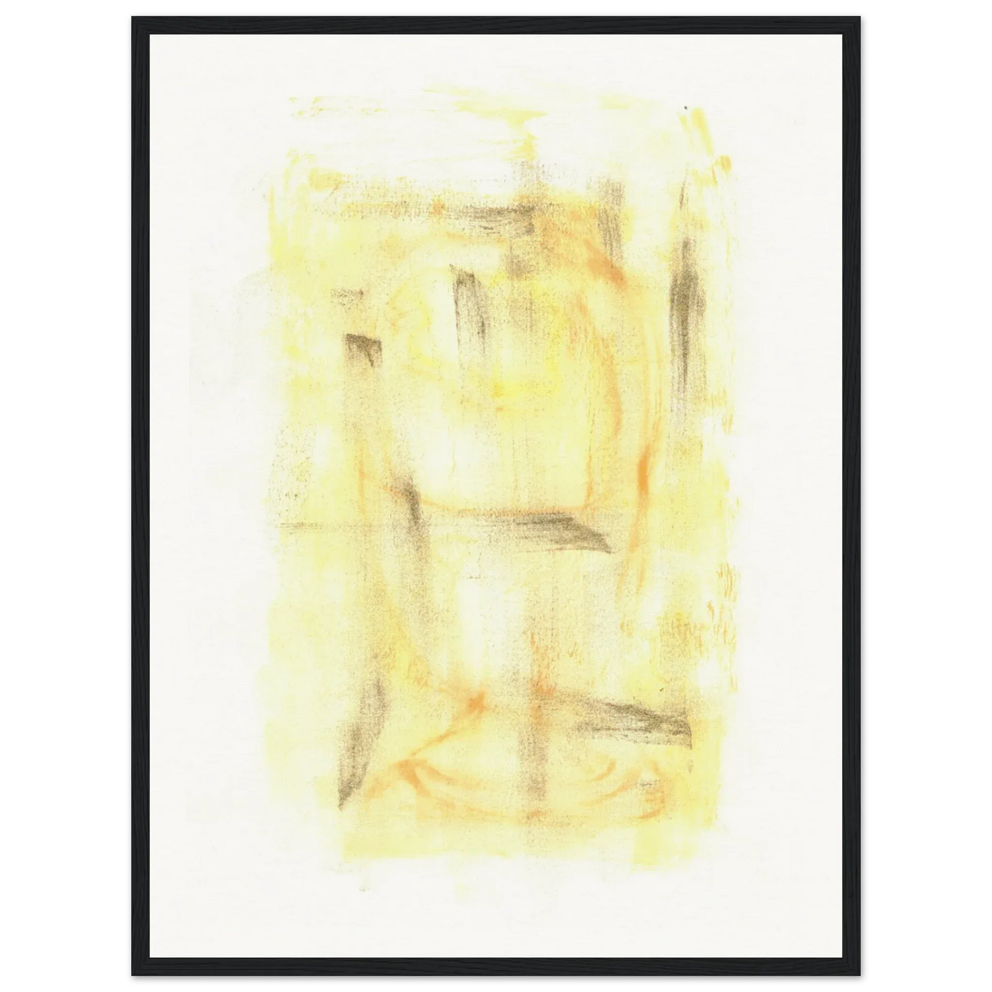 Affiche Encadrée Museum-Quality Matte Paper Wooden Framed Golden Haze - Laure Leprince - Artiste Peintre