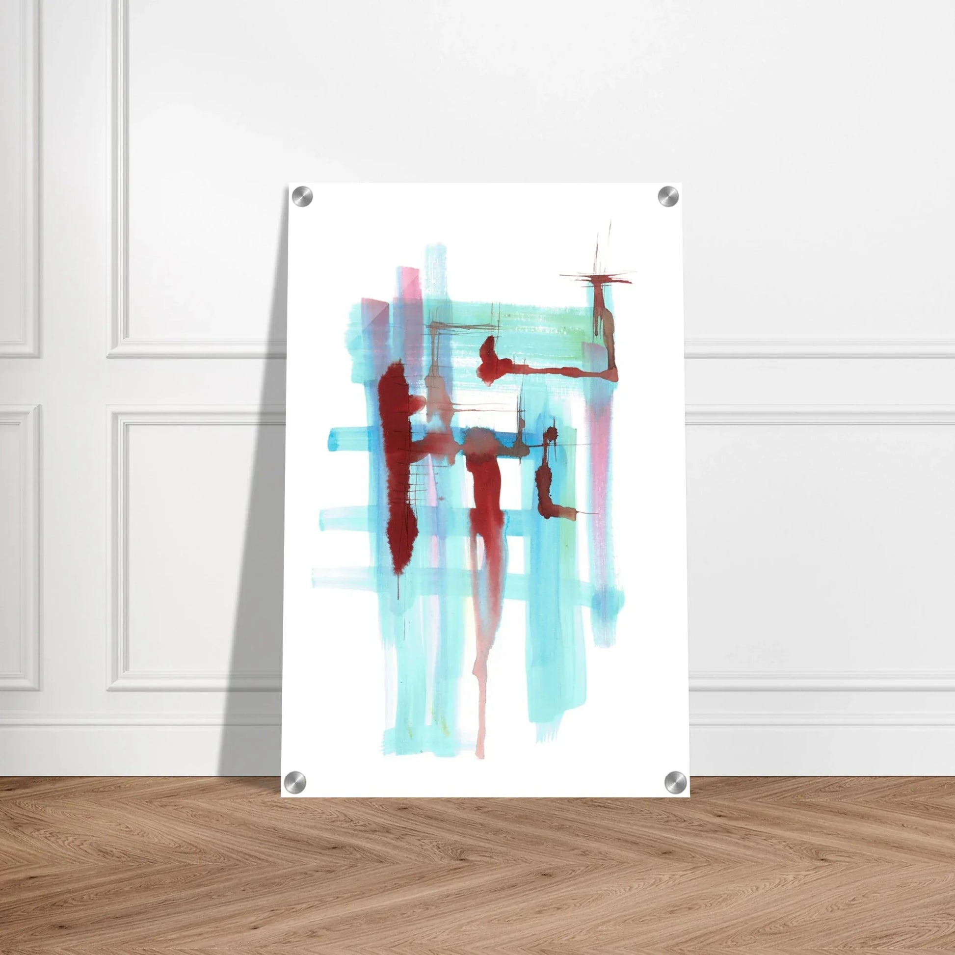 Impression sur acrylique brillante Structures Liquides | Art contemporain par Laure Leprince - Laure Leprince - Artiste Peintre
