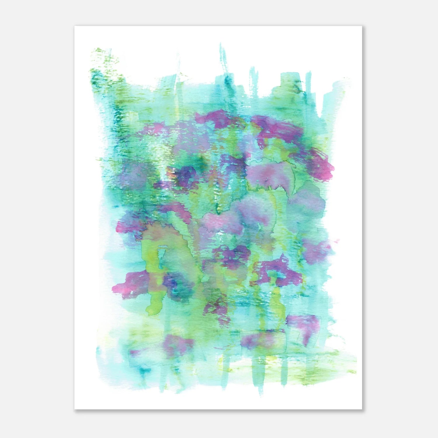 Affiche premium sur papier mat Eclosions Sauvages – Art mural de qualité supérieure - Laure Leprince - Artiste Peintre